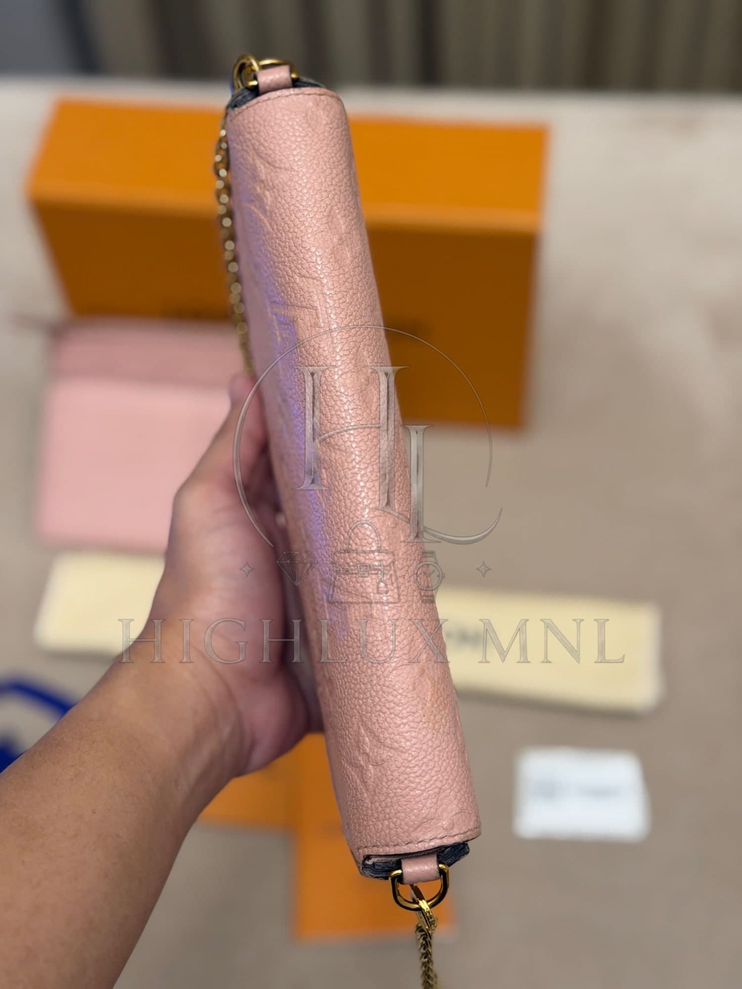 Louis Vuitton Empriente Pochette Felicie in Rose — photo 7