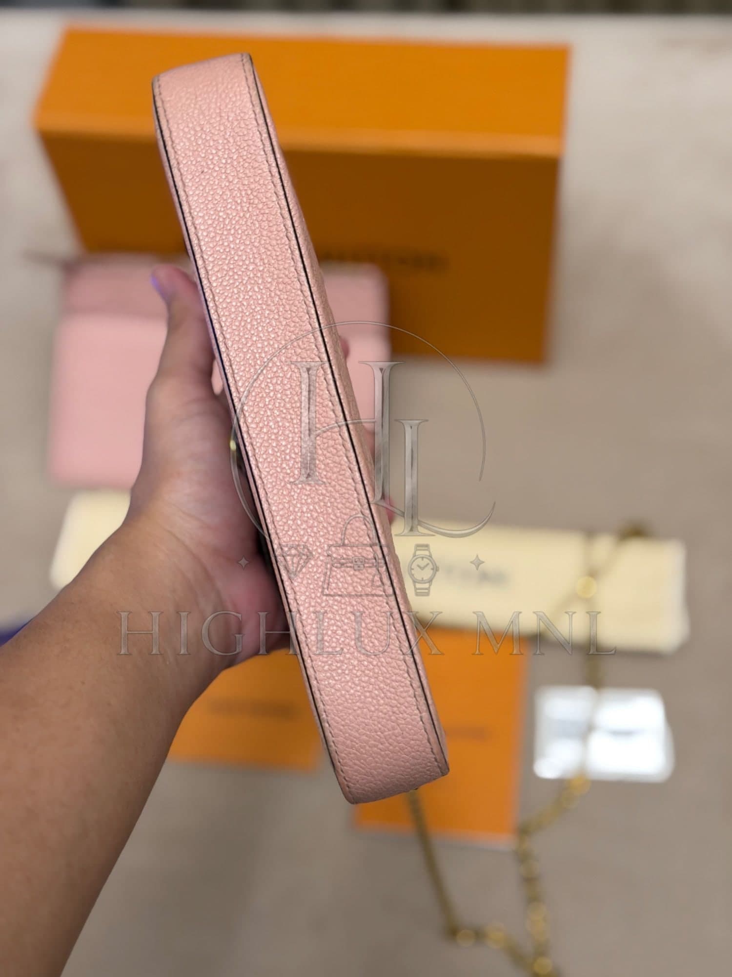 Louis Vuitton Empriente Pochette Felicie in Rose — photo 4