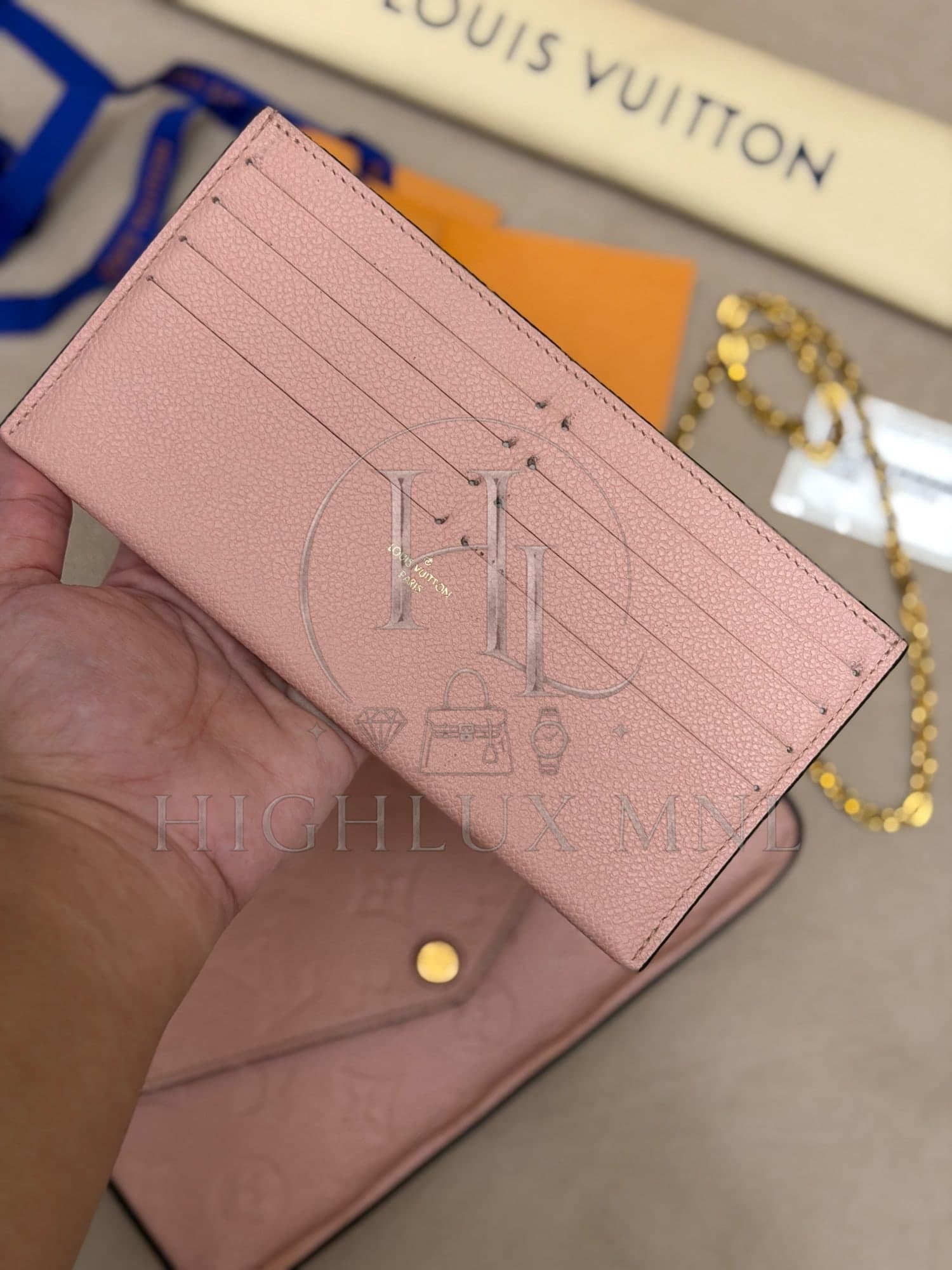 Louis Vuitton Empriente Pochette Felicie in Rose — photo 10