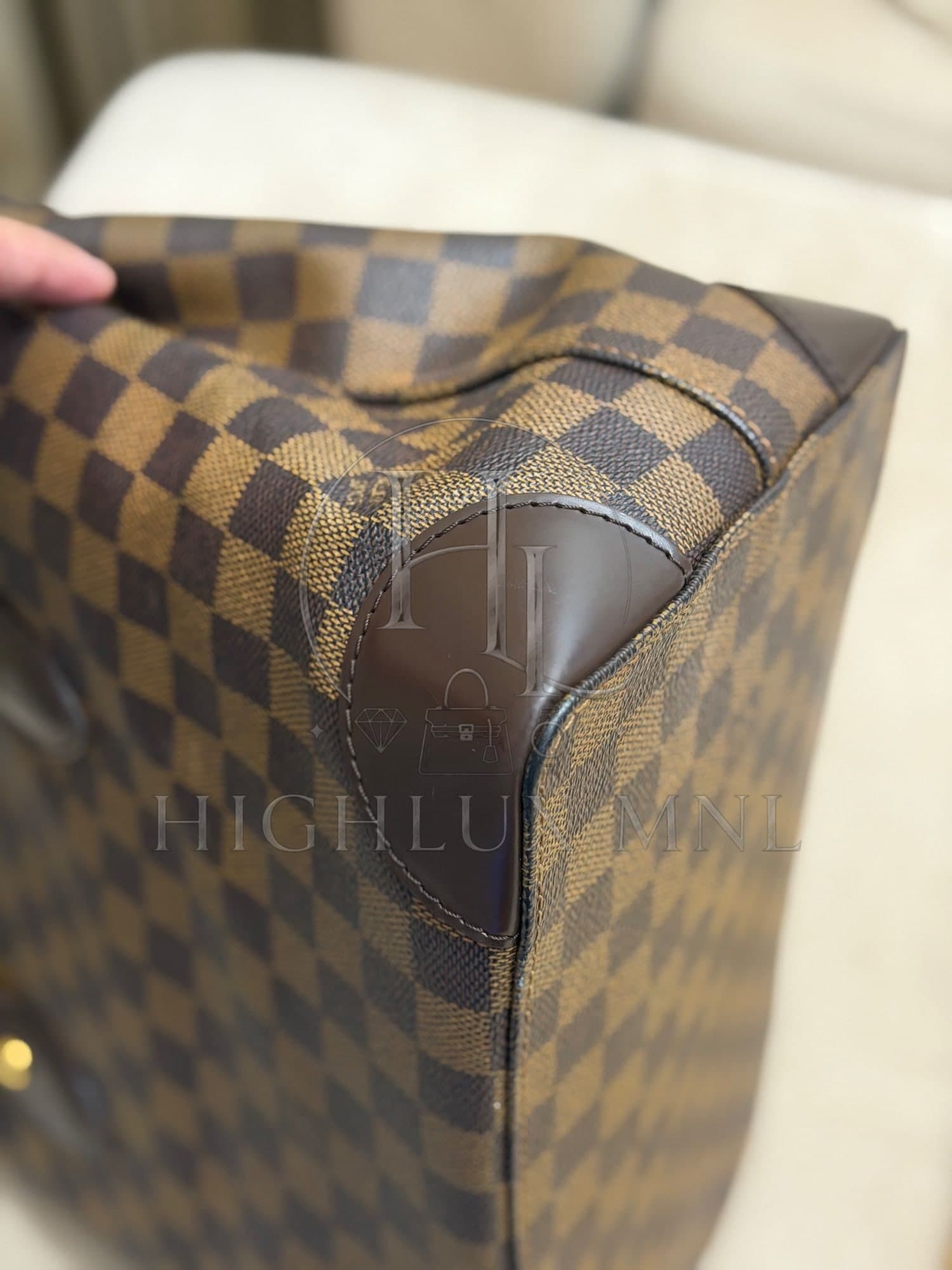 Louis Vuitton Damier Ebene Hampstead PM size — photo 7