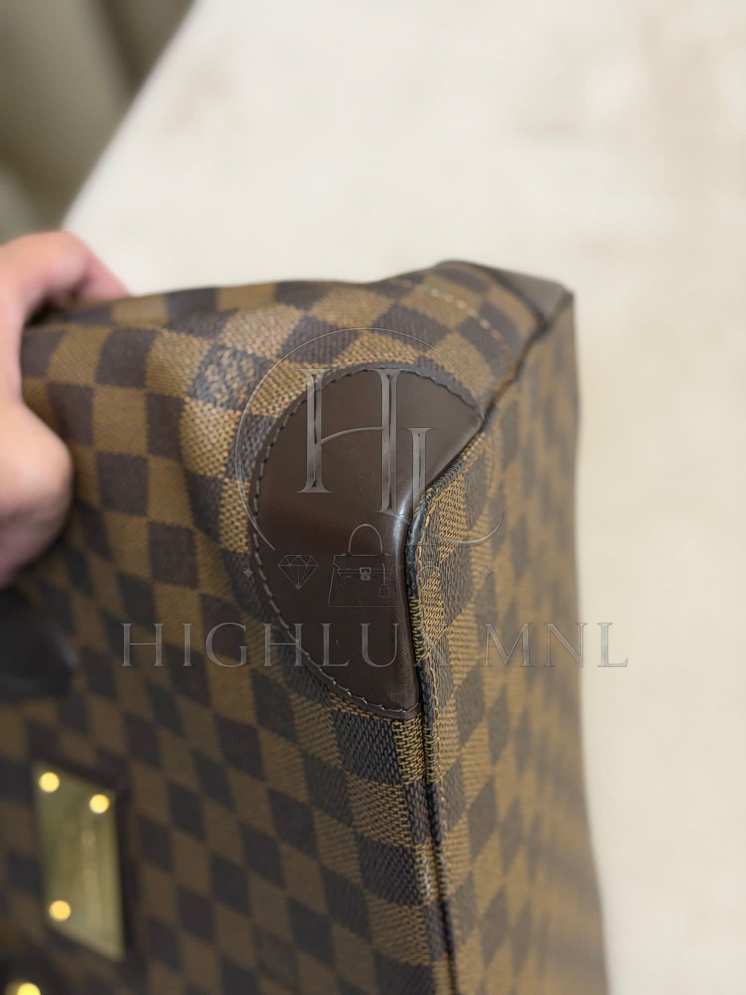 Louis Vuitton Damier Ebene Hampstead PM size — photo 8