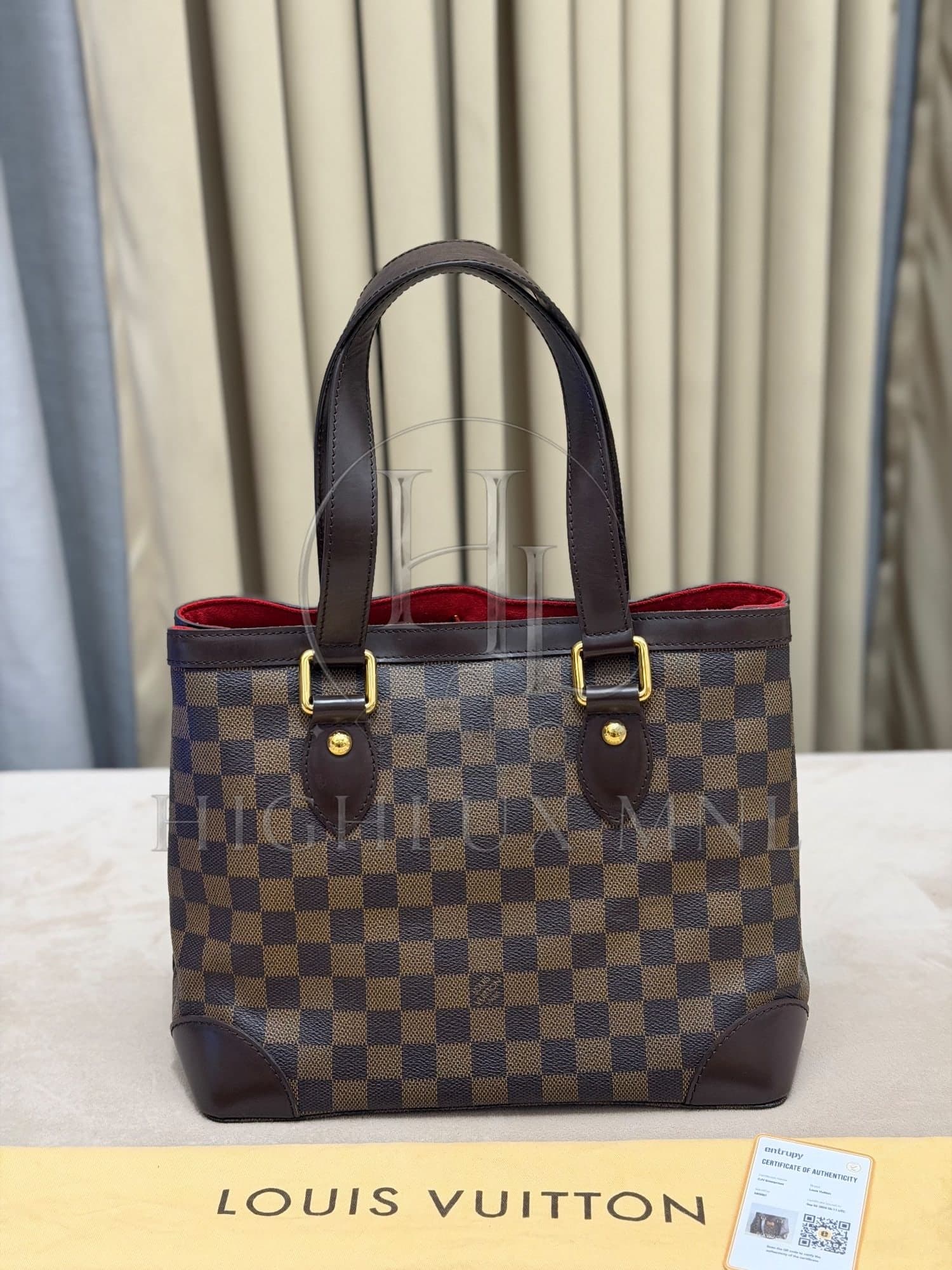 Louis Vuitton Damier Ebene Hampstead PM size — photo 2
