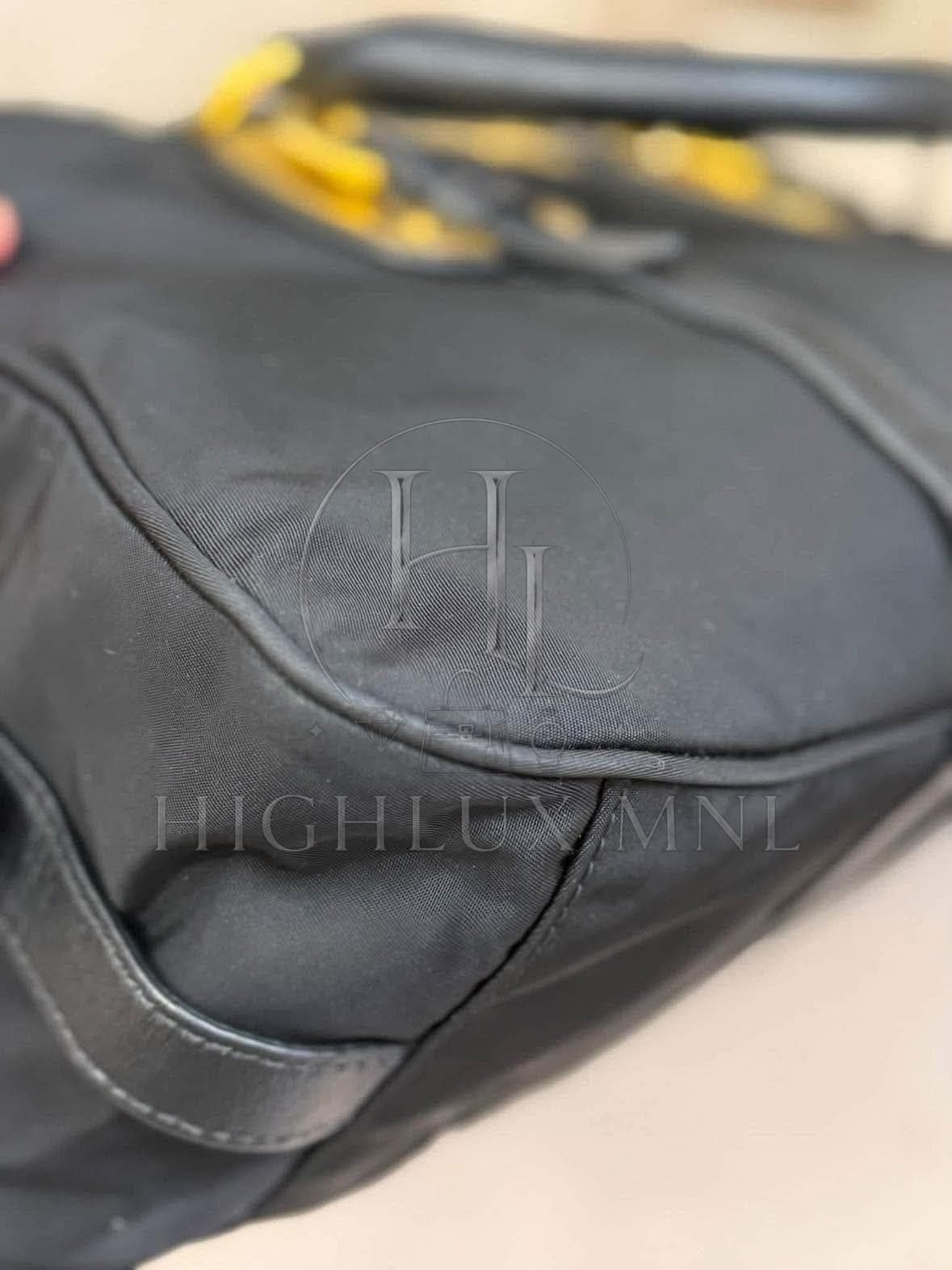 Prada Tessuto Nylon & Soft Calfskin Satchel Bag — photo 5