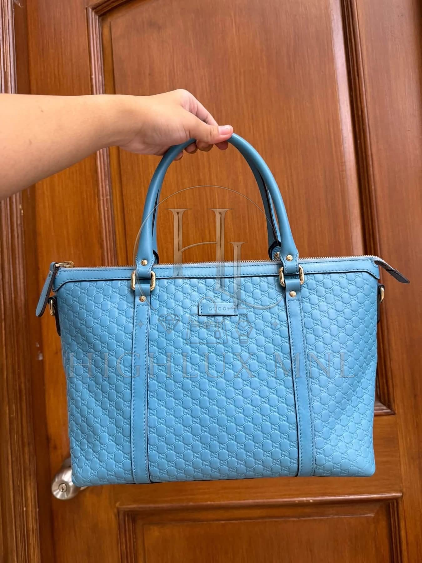 Gucci Microguccissima Small Tote Bag — photo 11