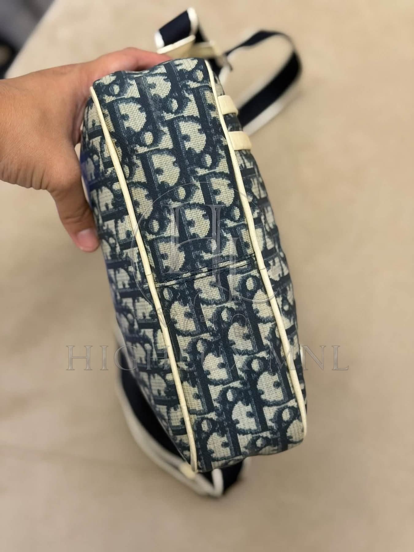 Dior Navy Trotter Monogram Messenger Bag — photo 4