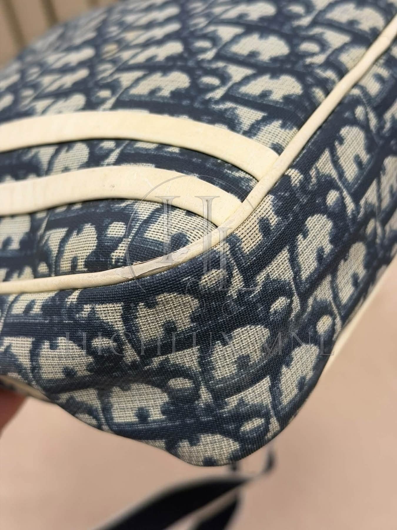 Dior Navy Trotter Monogram Messenger Bag — photo 7