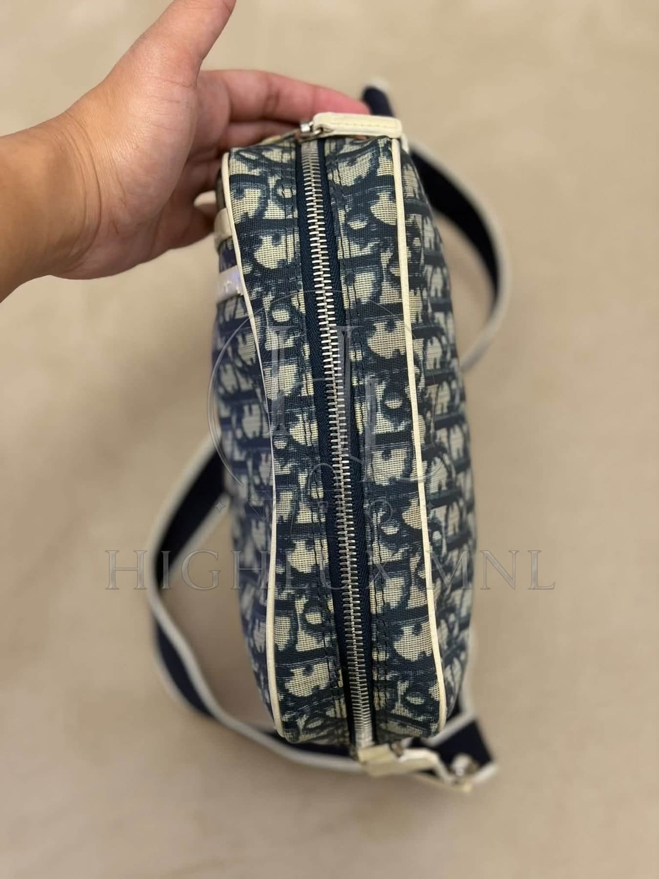 Dior Navy Trotter Monogram Messenger Bag — photo 5