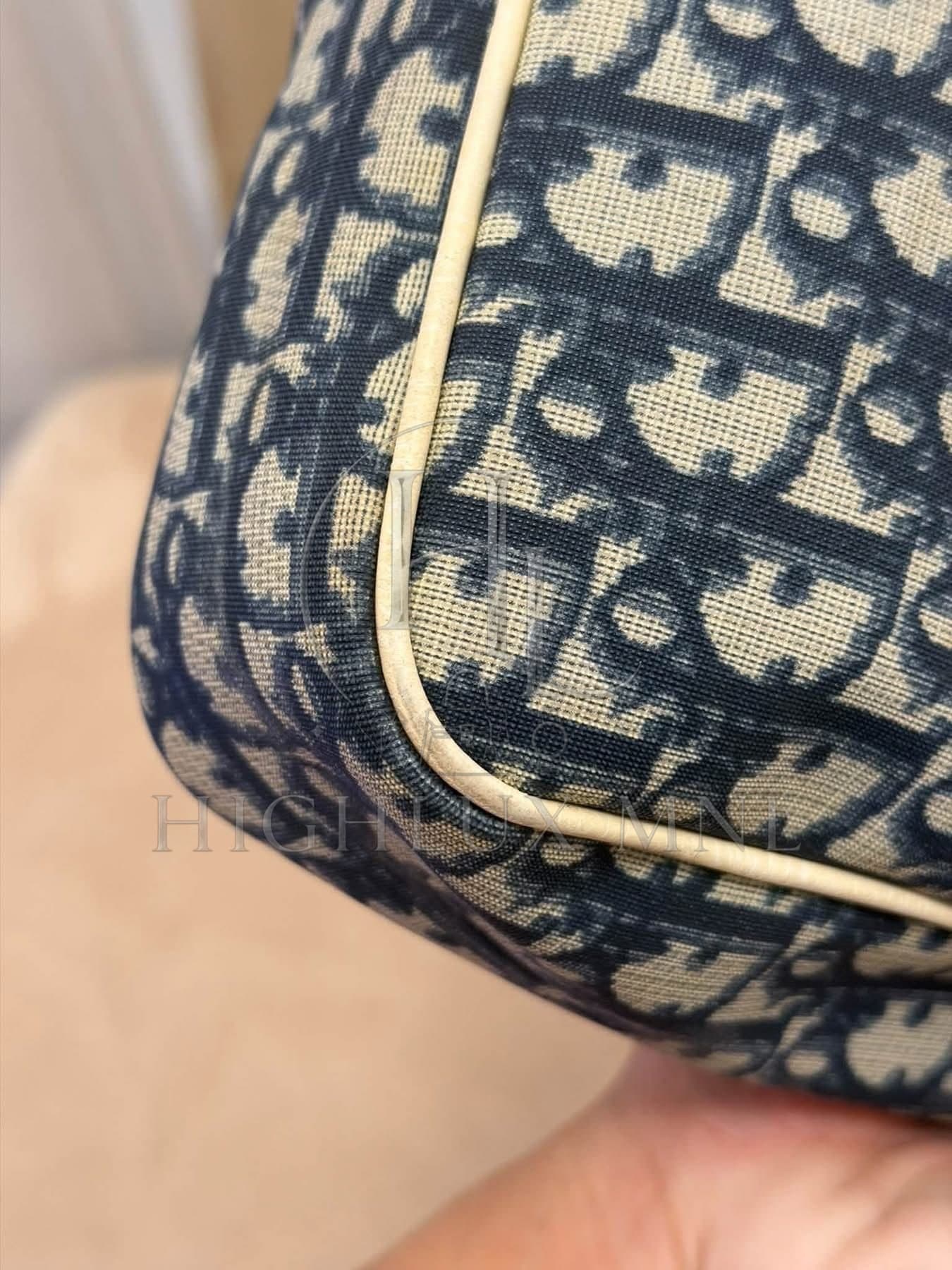 Dior Navy Trotter Monogram Messenger Bag — photo 8