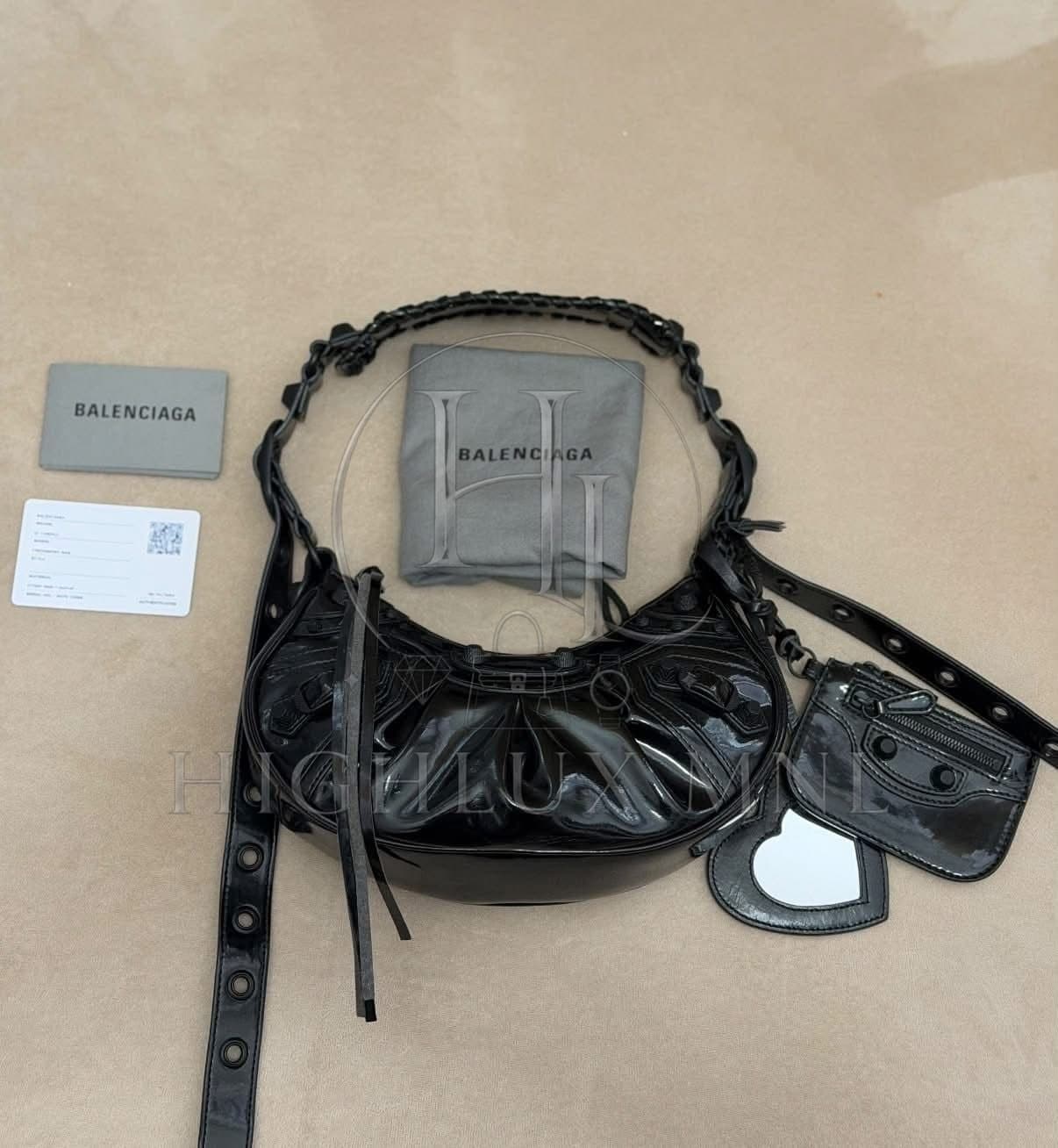 Balenciaga Le Cagole Highgloss So Black