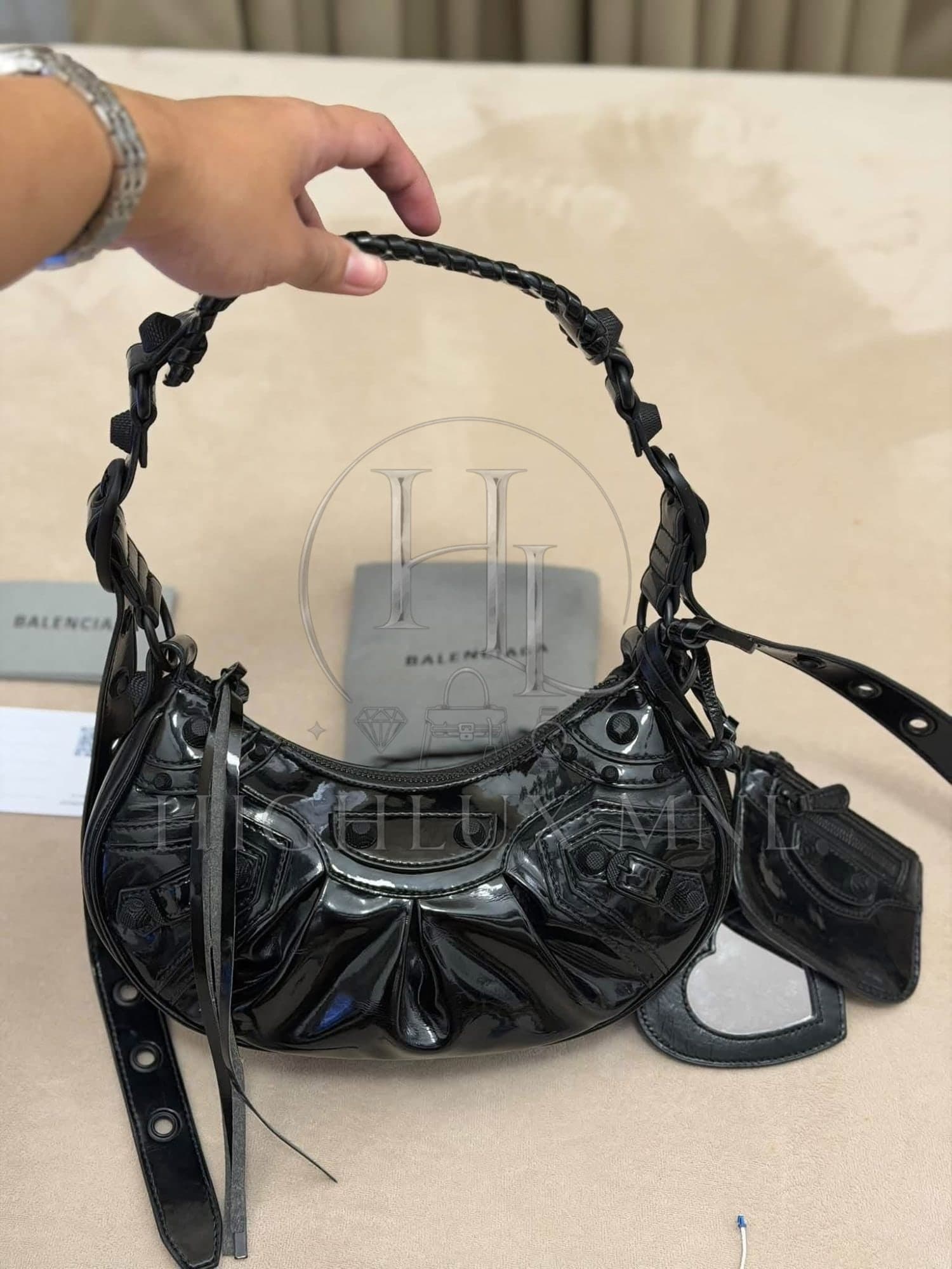 Balenciaga Le Cagole Highgloss So Black — photo 2