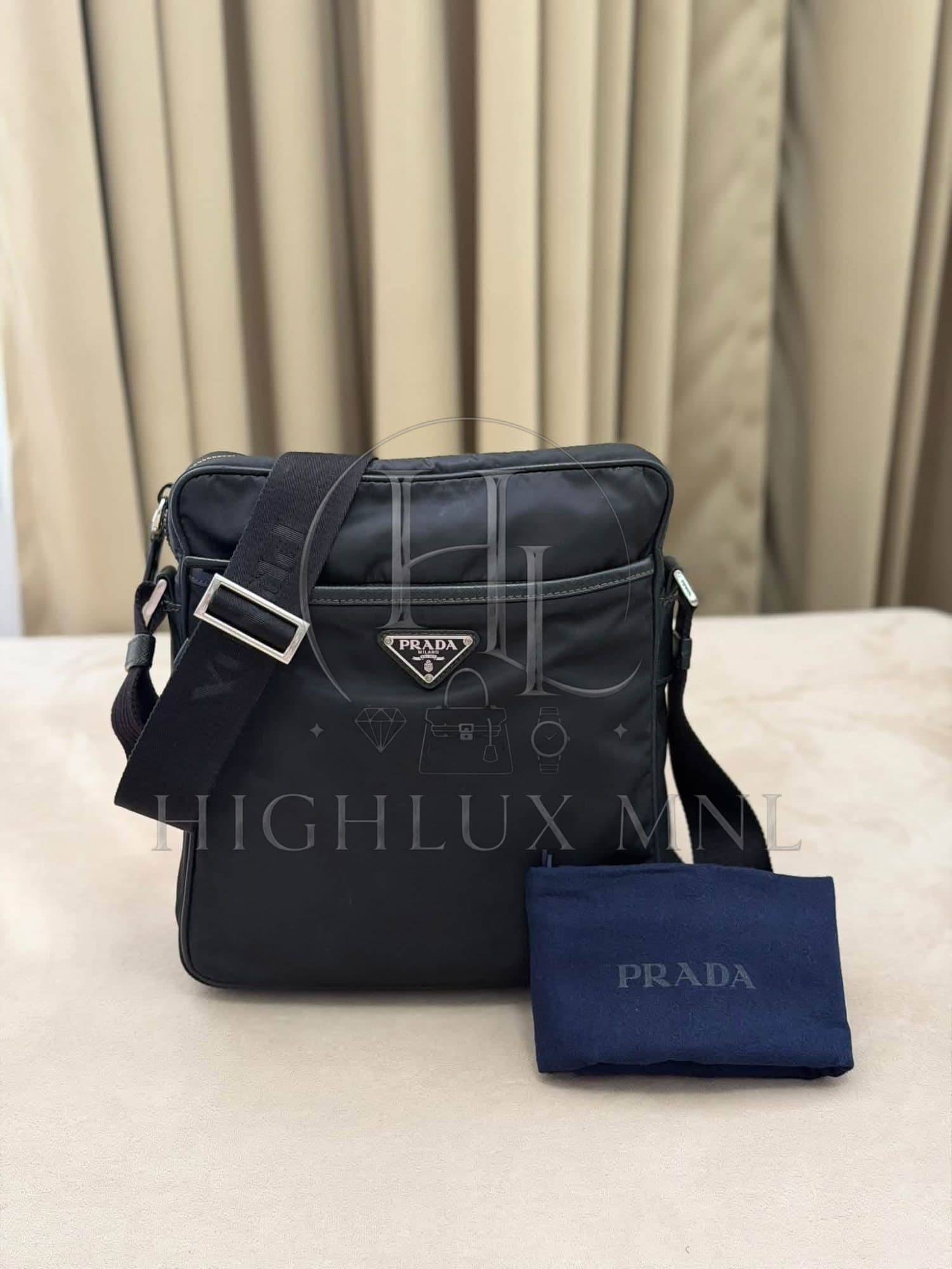 Prada Tessuto Nylon Messenger Bag