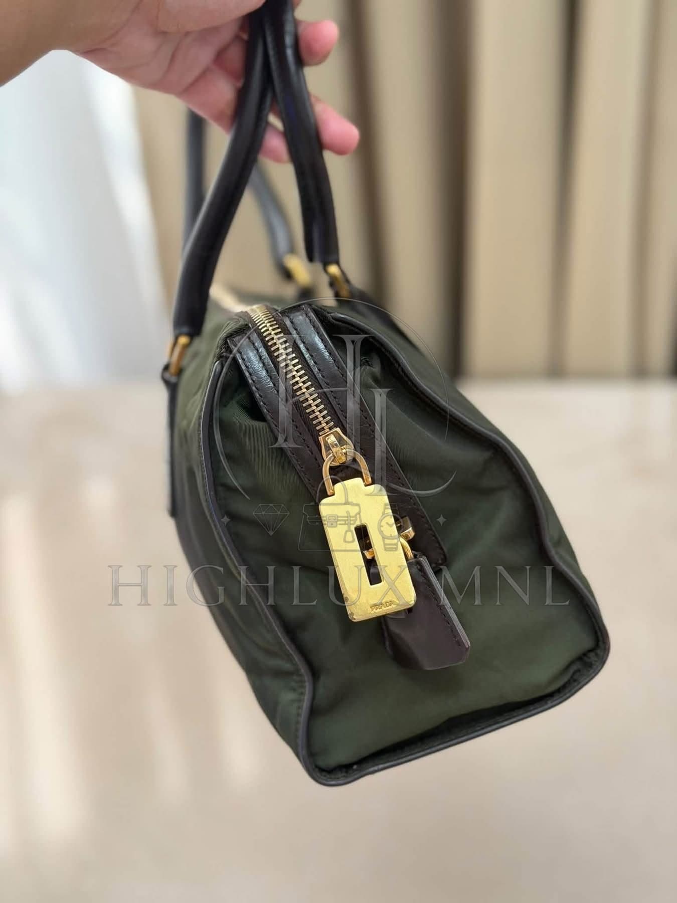 Prada Tessuto Nylong Shoulder Bag in Olivegreen — photo 4