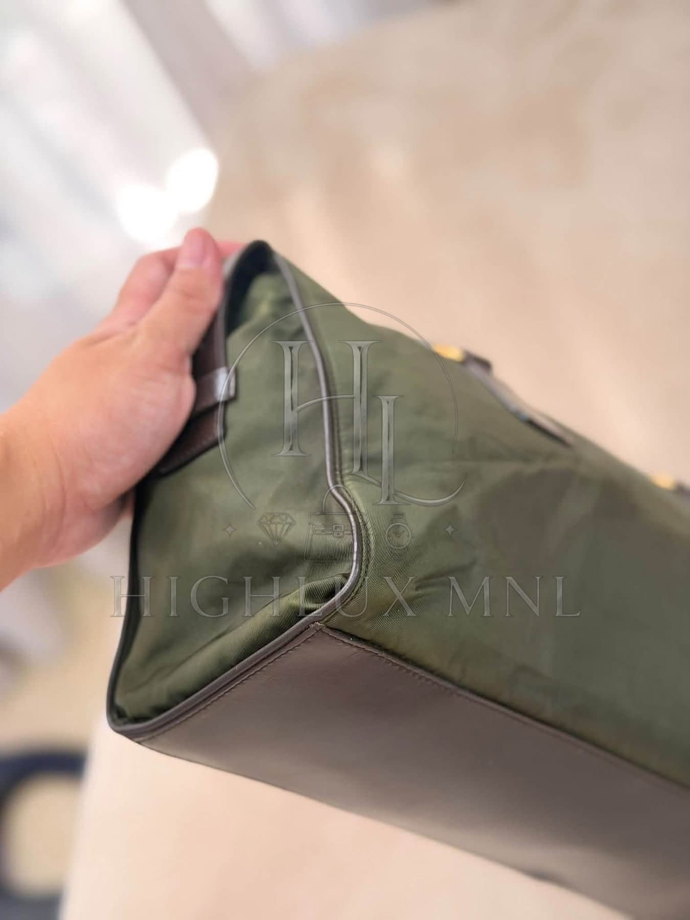 Prada Tessuto Nylong Shoulder Bag in Olivegreen — photo 7