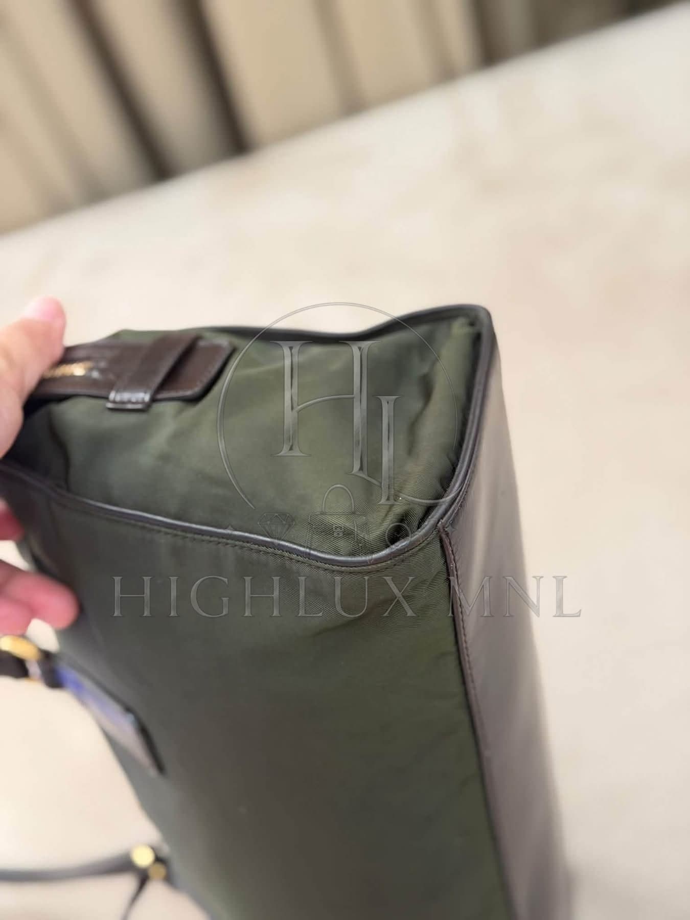 Prada Tessuto Nylong Shoulder Bag in Olivegreen — photo 8