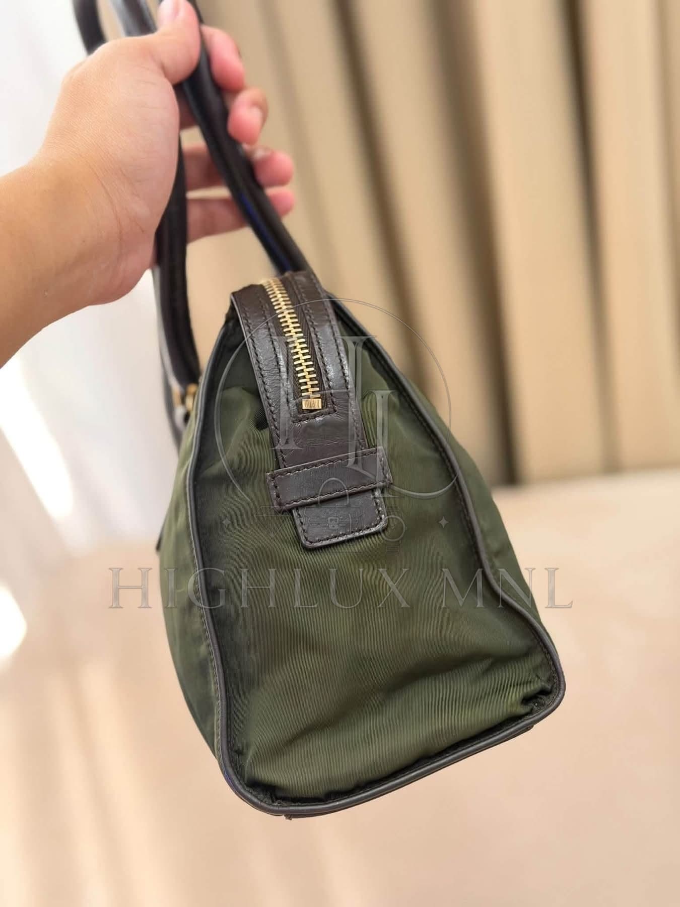 Prada Tessuto Nylong Shoulder Bag in Olivegreen — photo 5