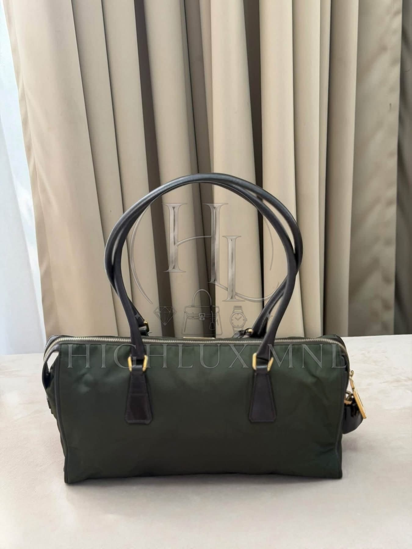 Prada Tessuto Nylong Shoulder Bag in Olivegreen — photo 3