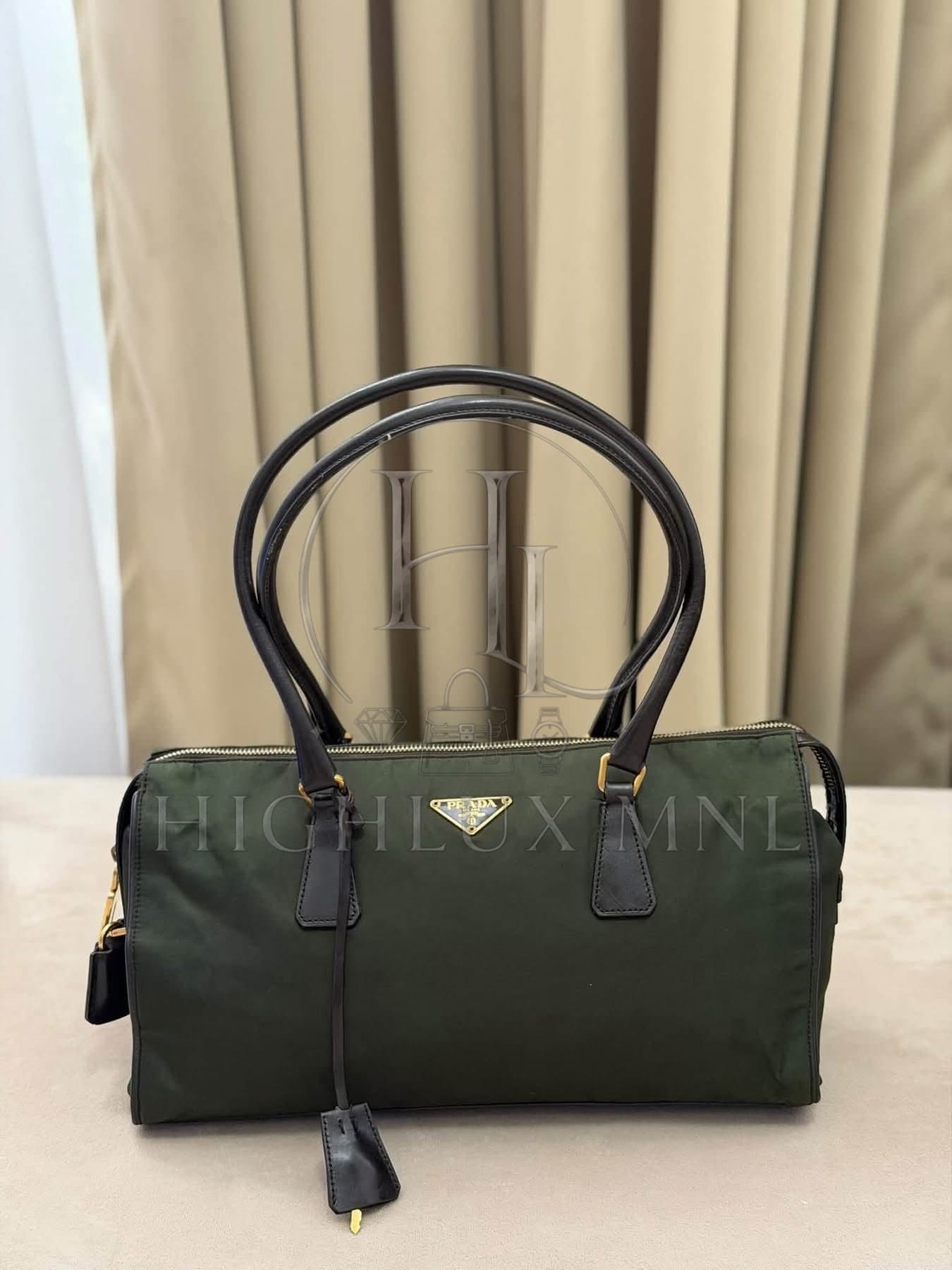 Prada Tessuto Nylong Shoulder Bag in Olivegreen — photo 2