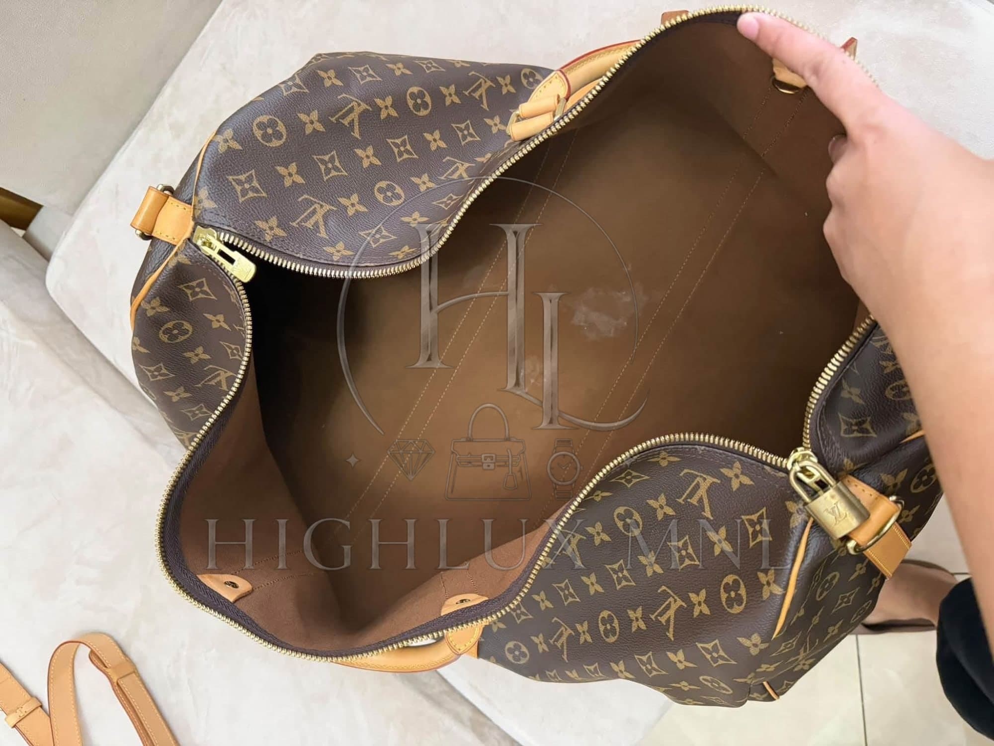 Louis Vuitton Monogram Keepall Bandouliere 60 — photo 13