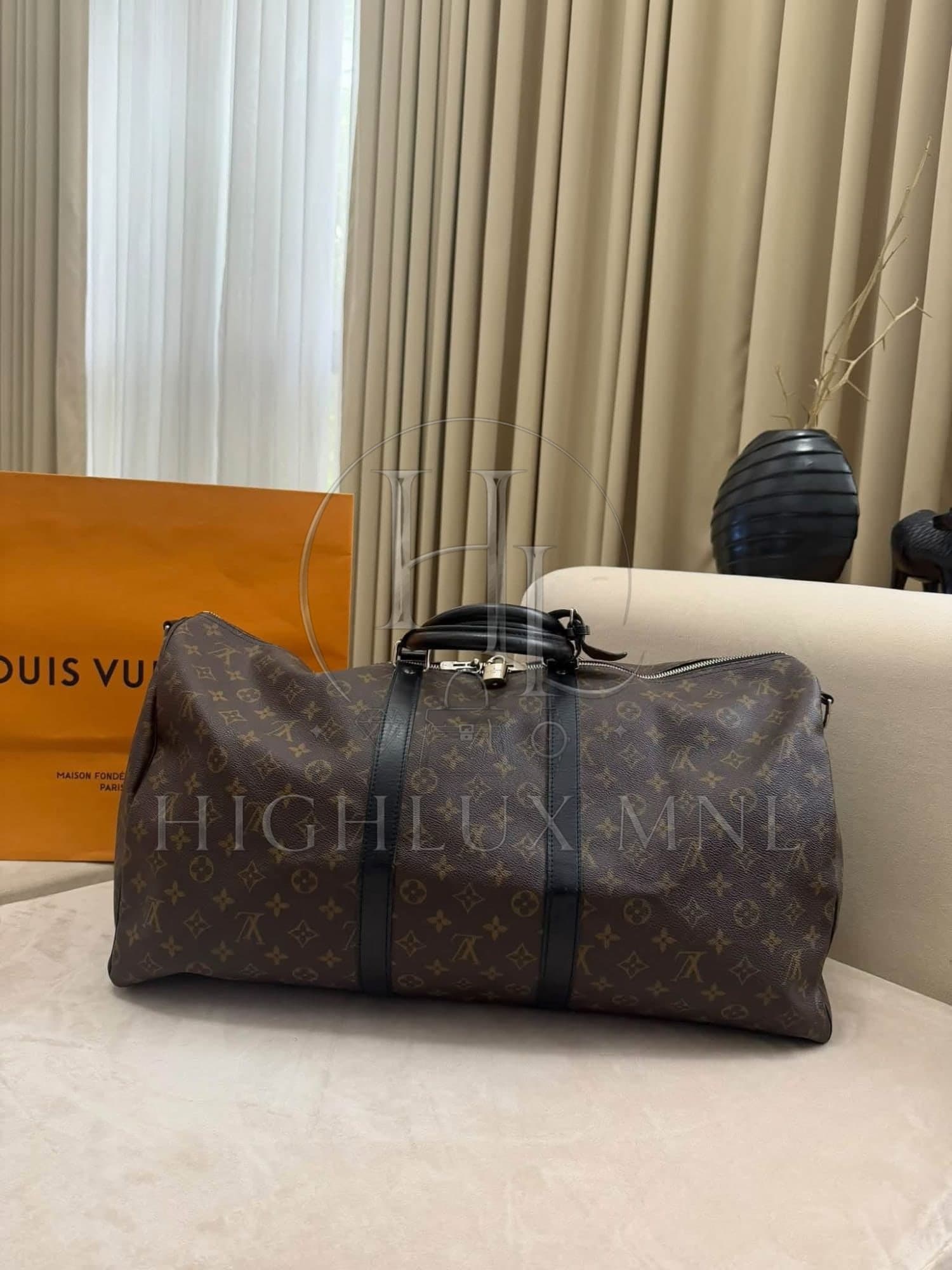 Louis Vuitton Macassar Keepall Bandoulière 55 — photo 2