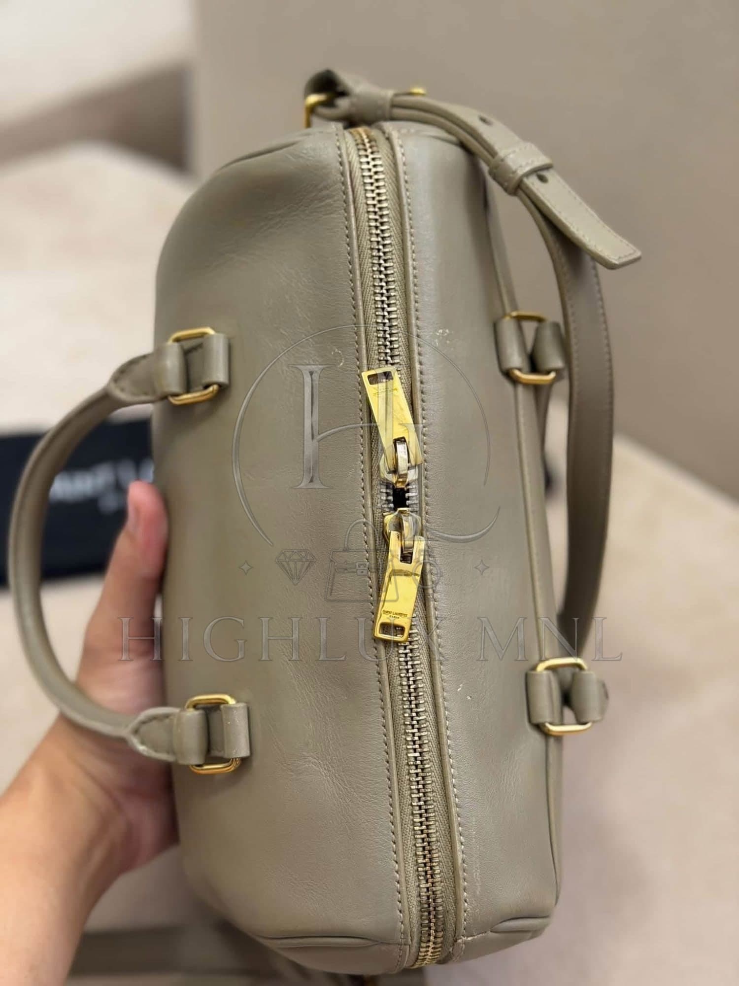 Saint Laurent Baby Duffle Bag in Taupe — photo 11