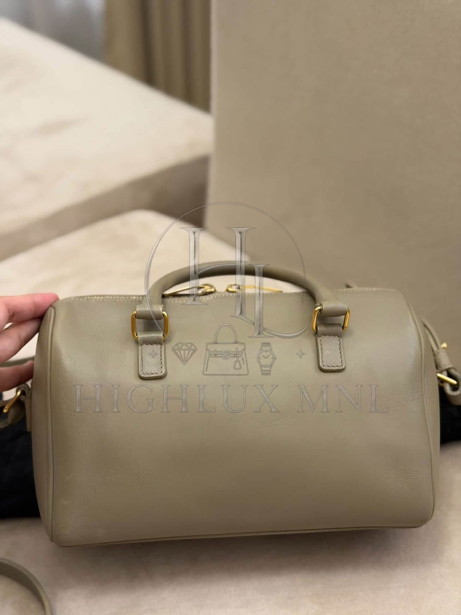 Saint Laurent Baby Duffle Bag in Taupe — photo 4
