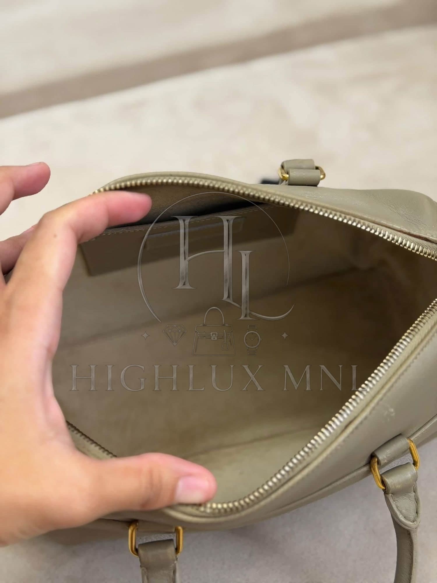 Saint Laurent Baby Duffle Bag in Taupe — photo 12