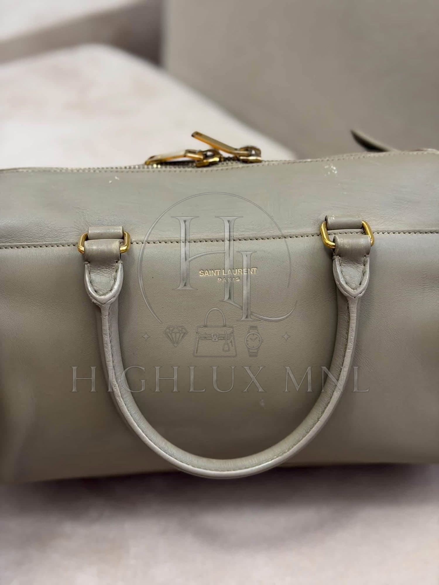 Saint Laurent Baby Duffle Bag in Taupe — photo 9
