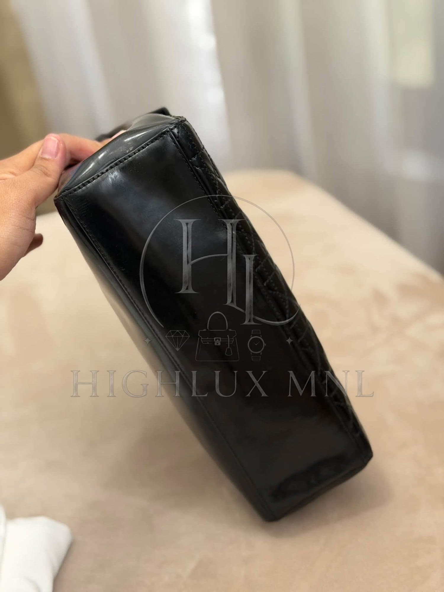 Dior Cannage Patent Shoulder Bag — photo 9