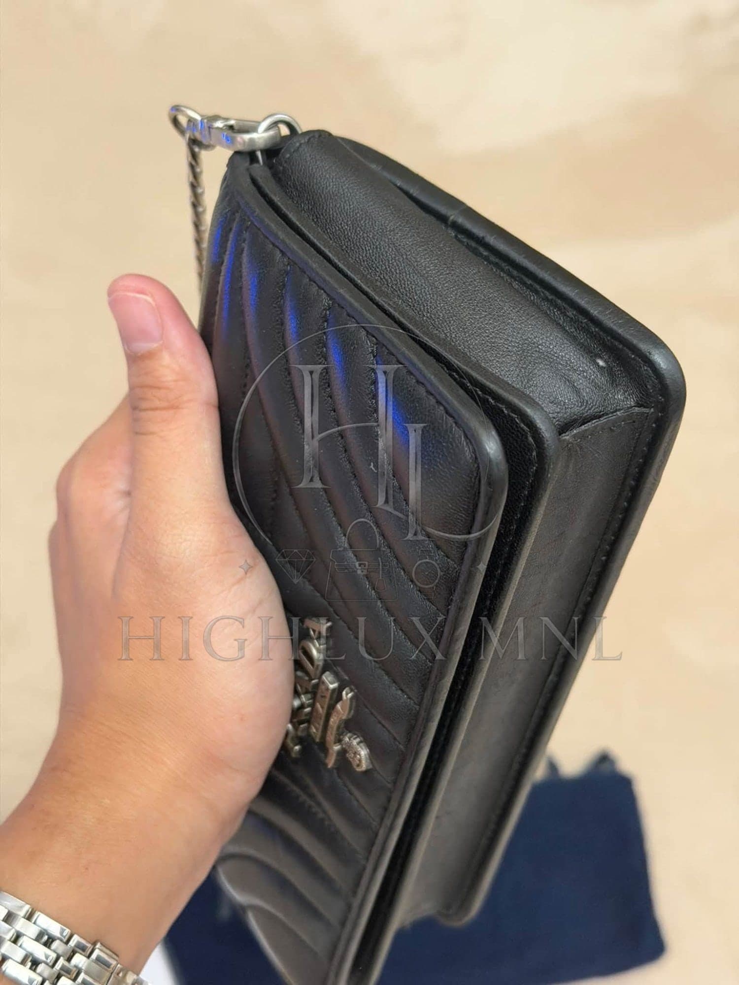 Prada Diagramme Wallet on Chain — photo 8