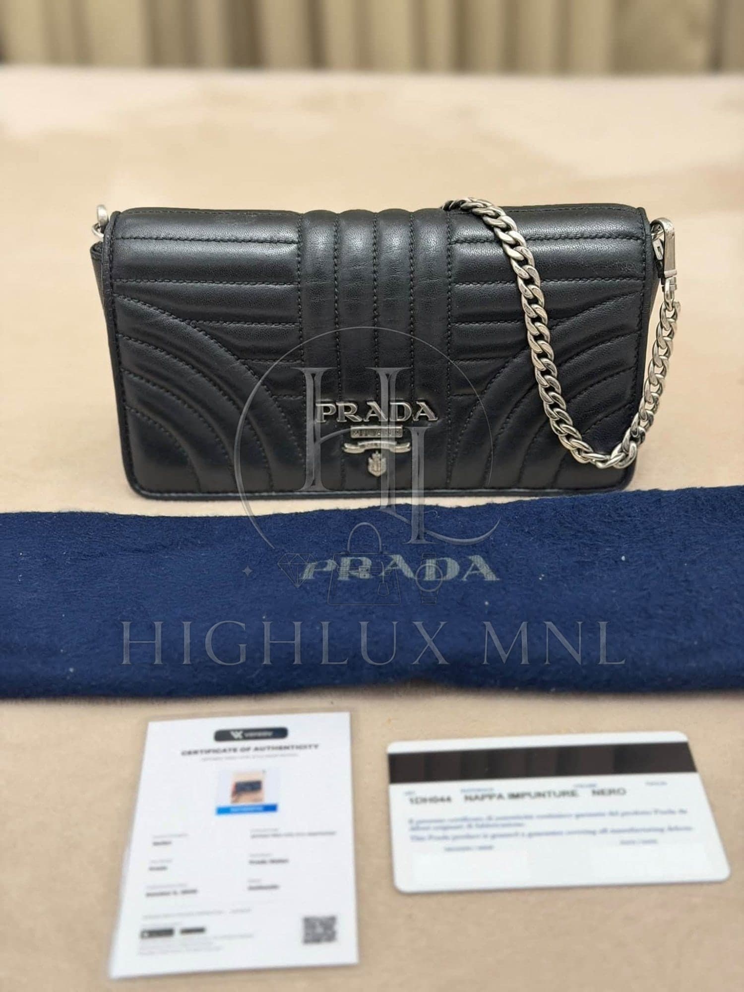 Prada Diagramme Wallet on Chain — photo 2