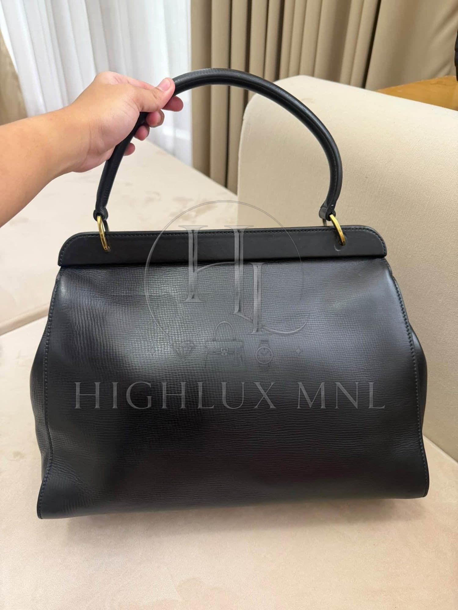 Gucci Leather "Kelly" Handbag — photo 2