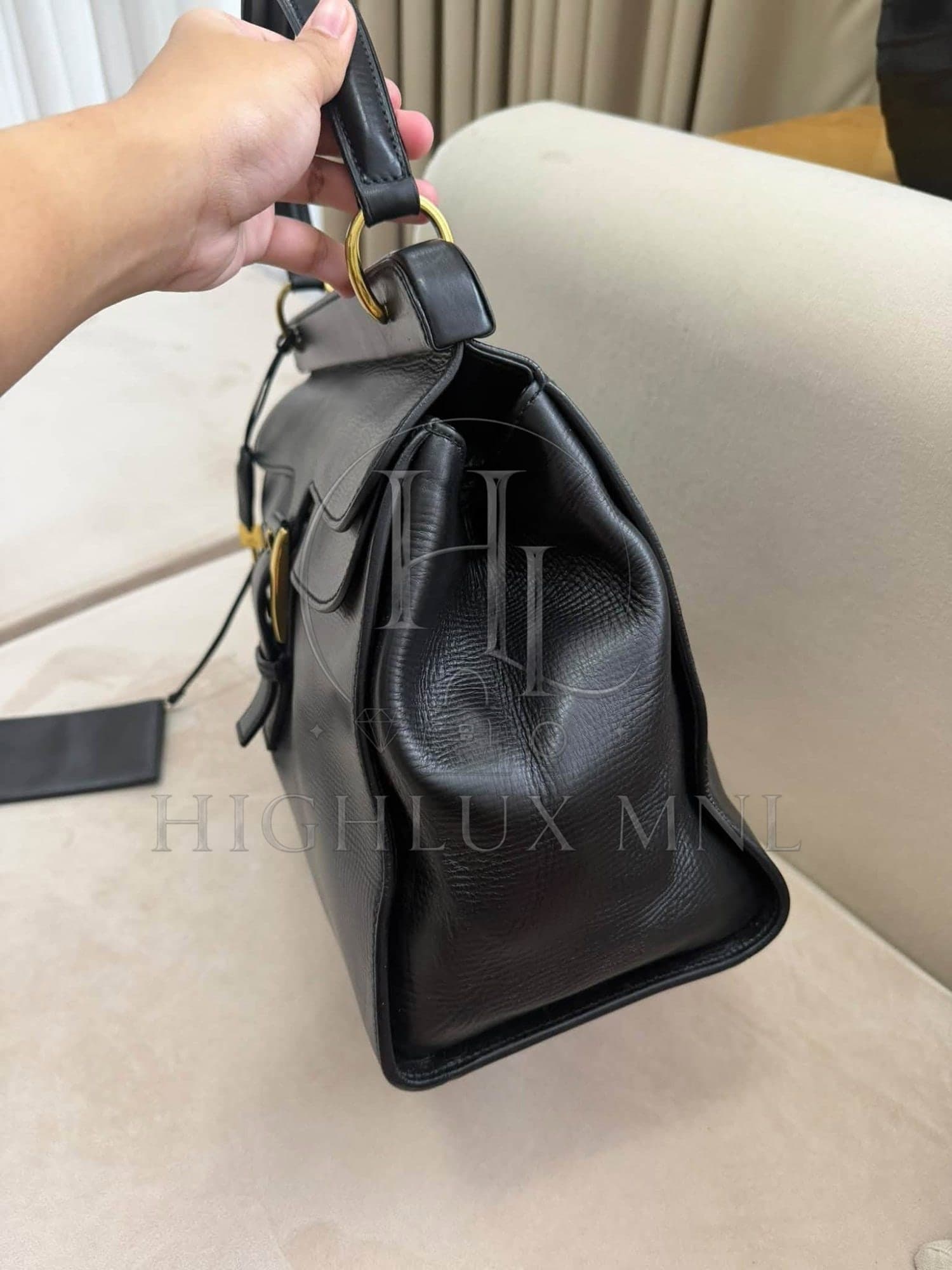 Gucci Leather "Kelly" Handbag — photo 3