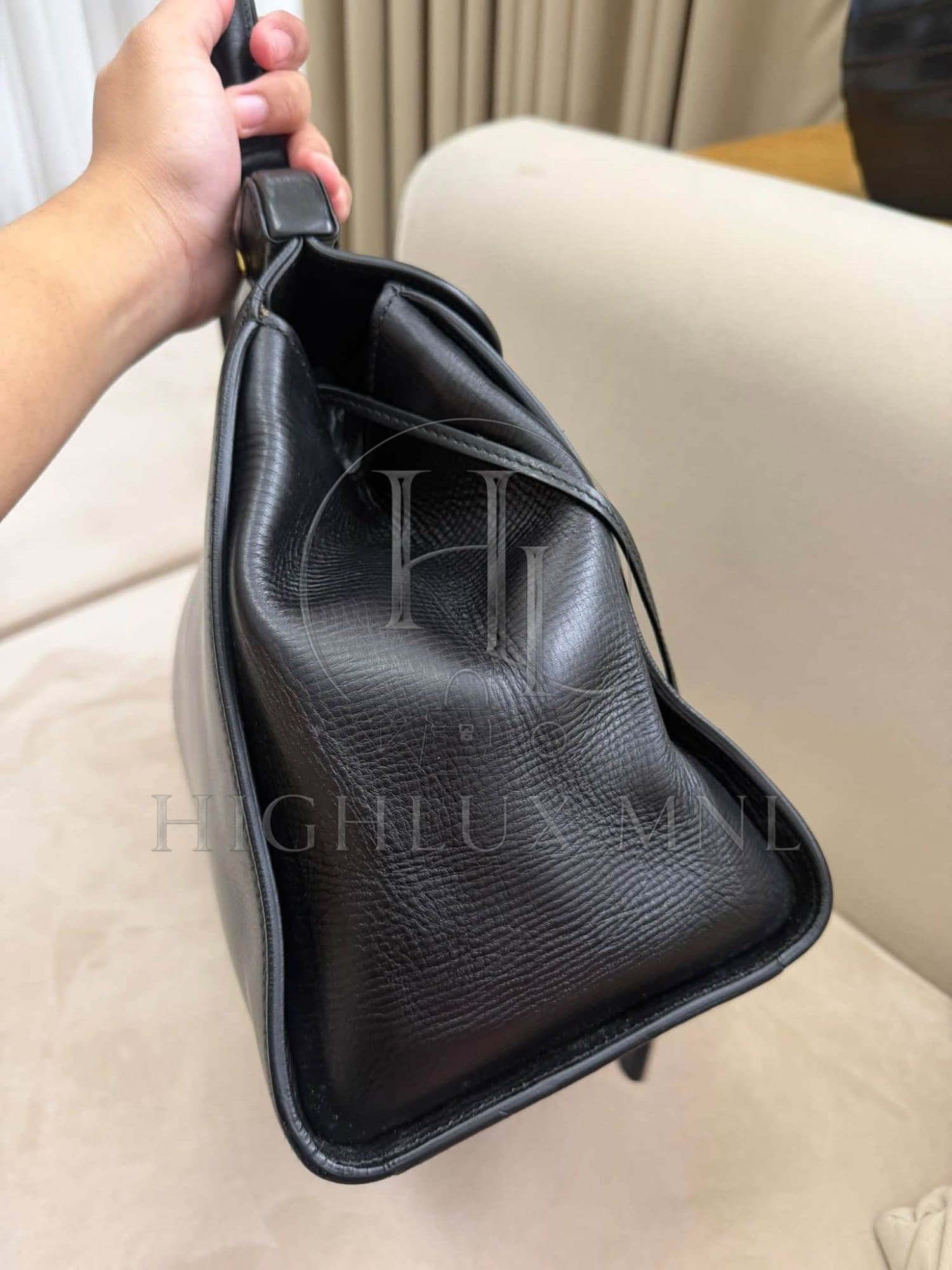 Gucci Leather "Kelly" Handbag — photo 4
