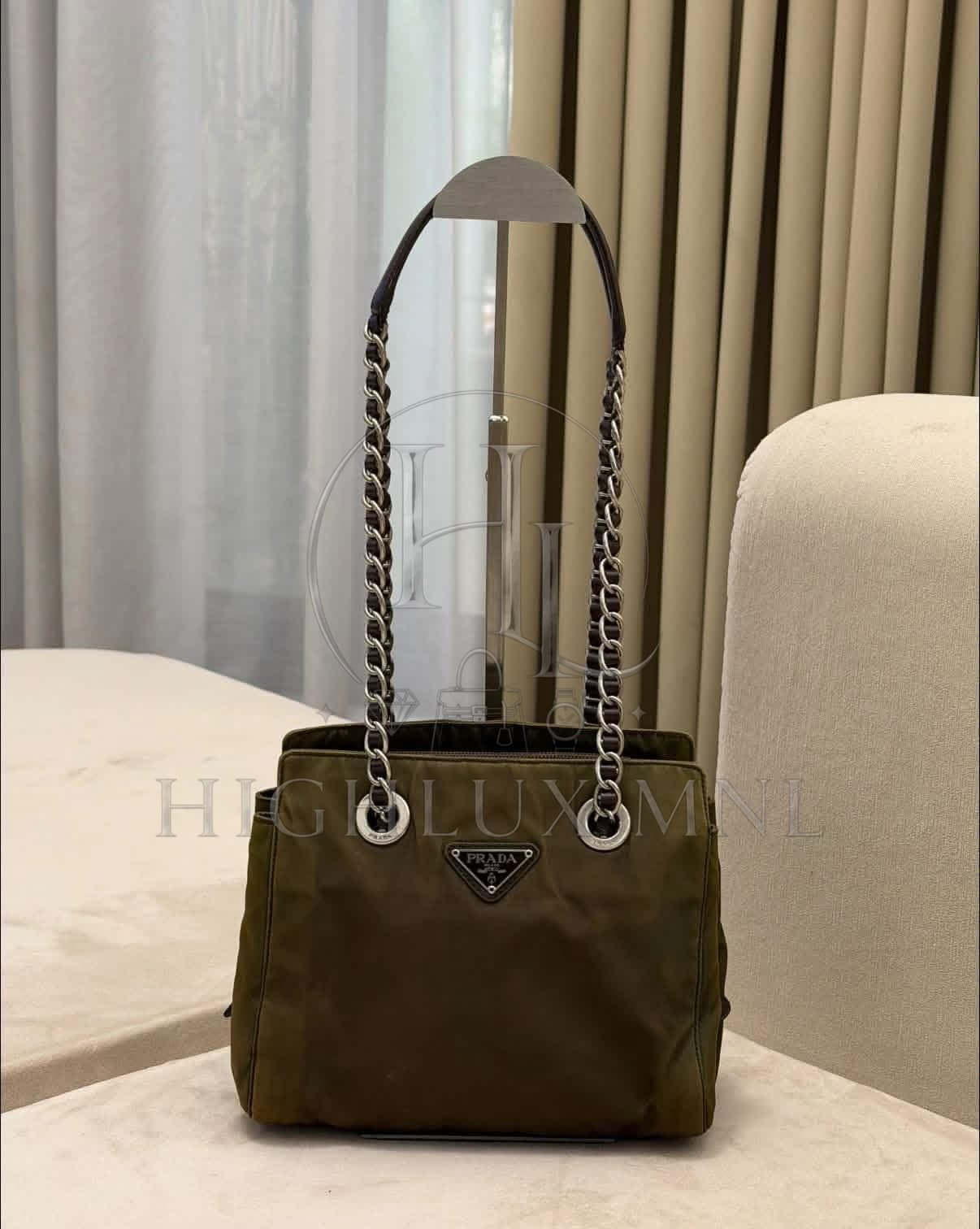 Prada Tessutto Nylon Shoulder Bag