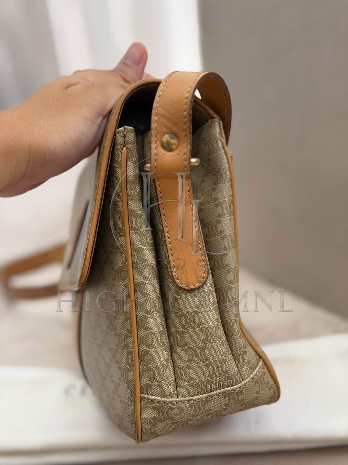 Celine Macadam Coated Canvas Crossbody Bag — photo 3