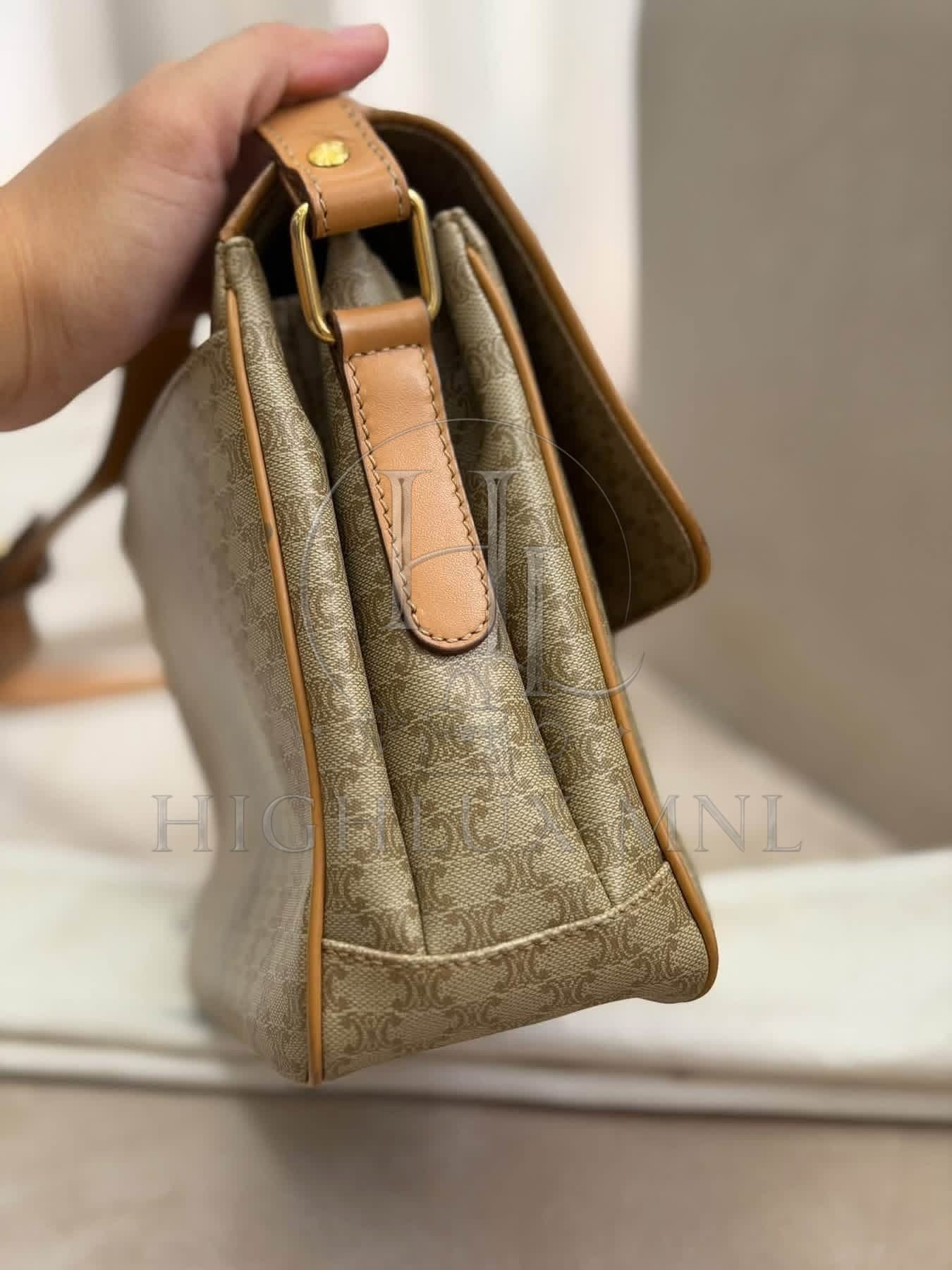 Celine Macadam Coated Canvas Crossbody Bag — photo 4