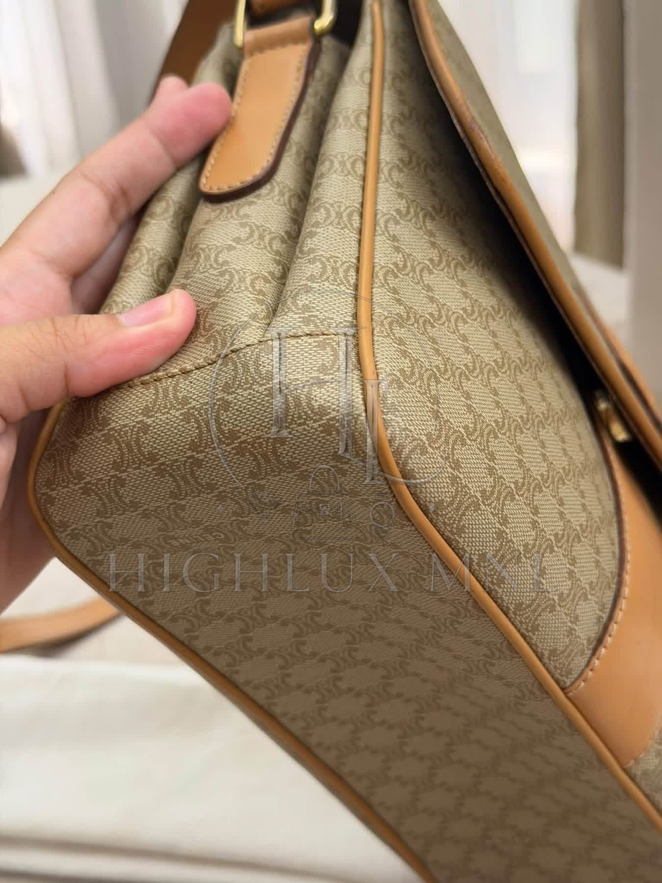 Celine Macadam Coated Canvas Crossbody Bag — photo 5