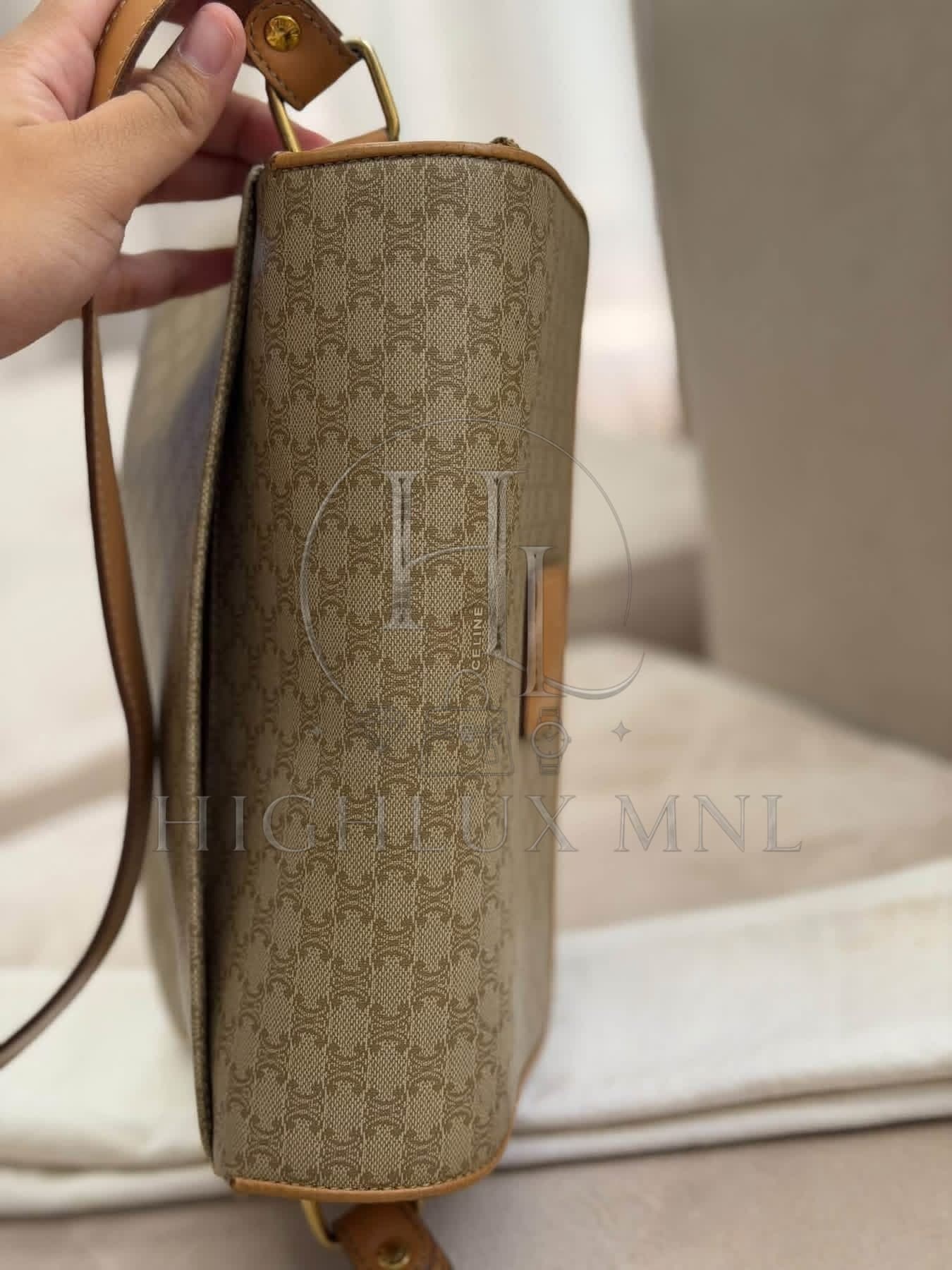 Celine Macadam Coated Canvas Crossbody Bag — photo 9