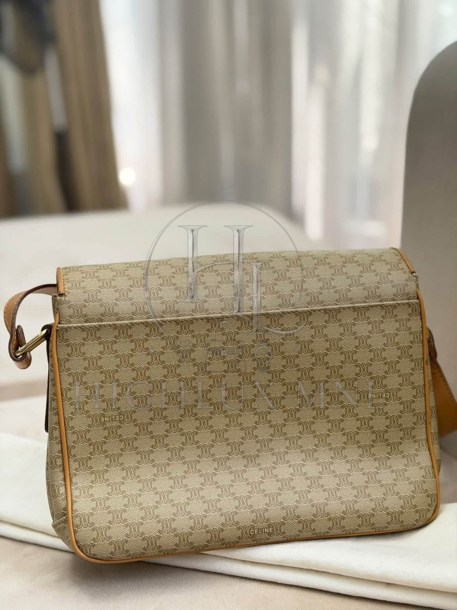 Celine Macadam Coated Canvas Crossbody Bag — photo 2