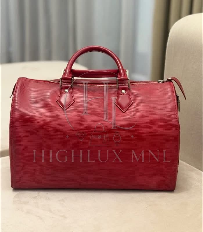 Louis Vuitton Speedy 30 Red Epi Leather — photo 3