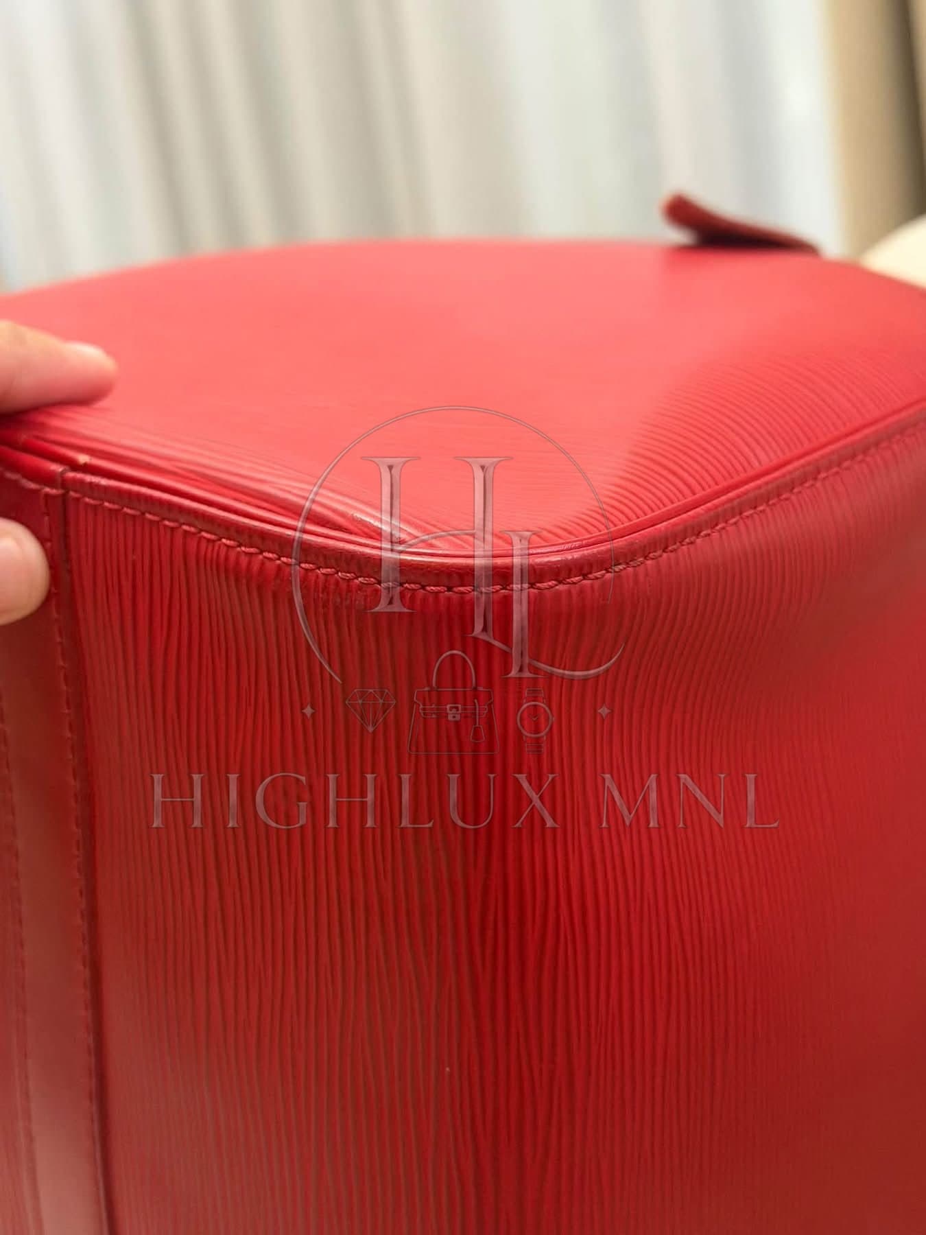 Louis Vuitton Speedy 30 Red Epi Leather — photo 9