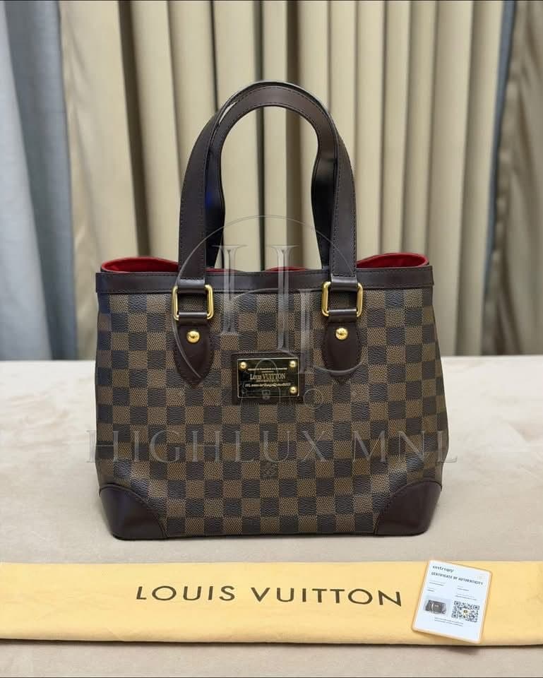 Louis Vuitton Damier Ebene Hampstead PM size