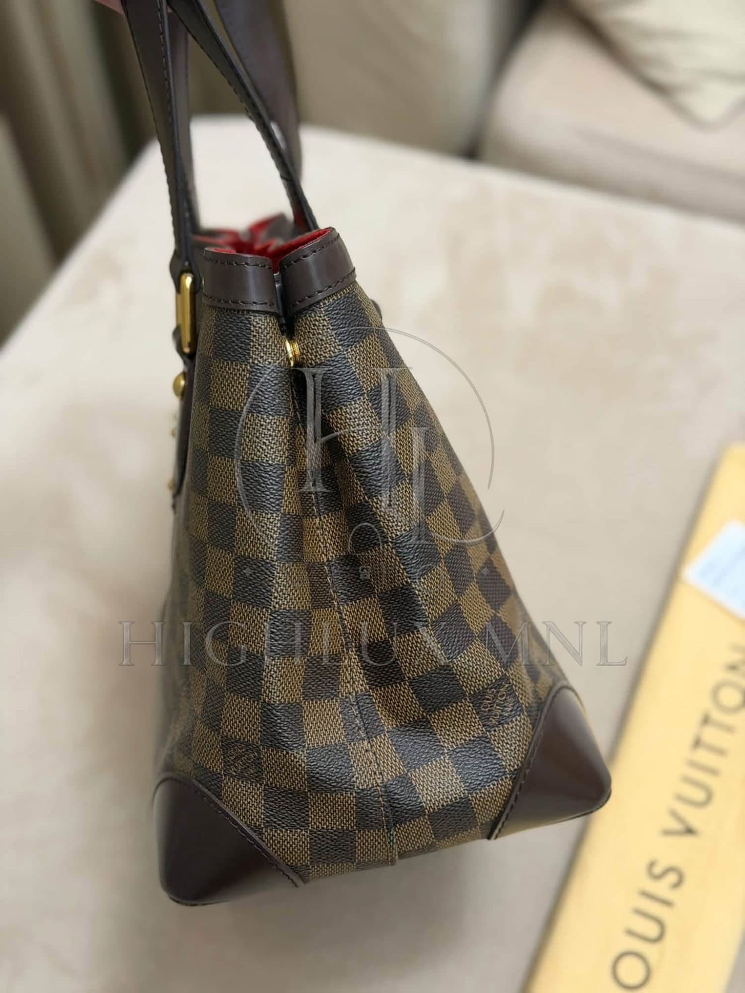 Louis Vuitton Damier Ebene Hampstead PM size — photo 3