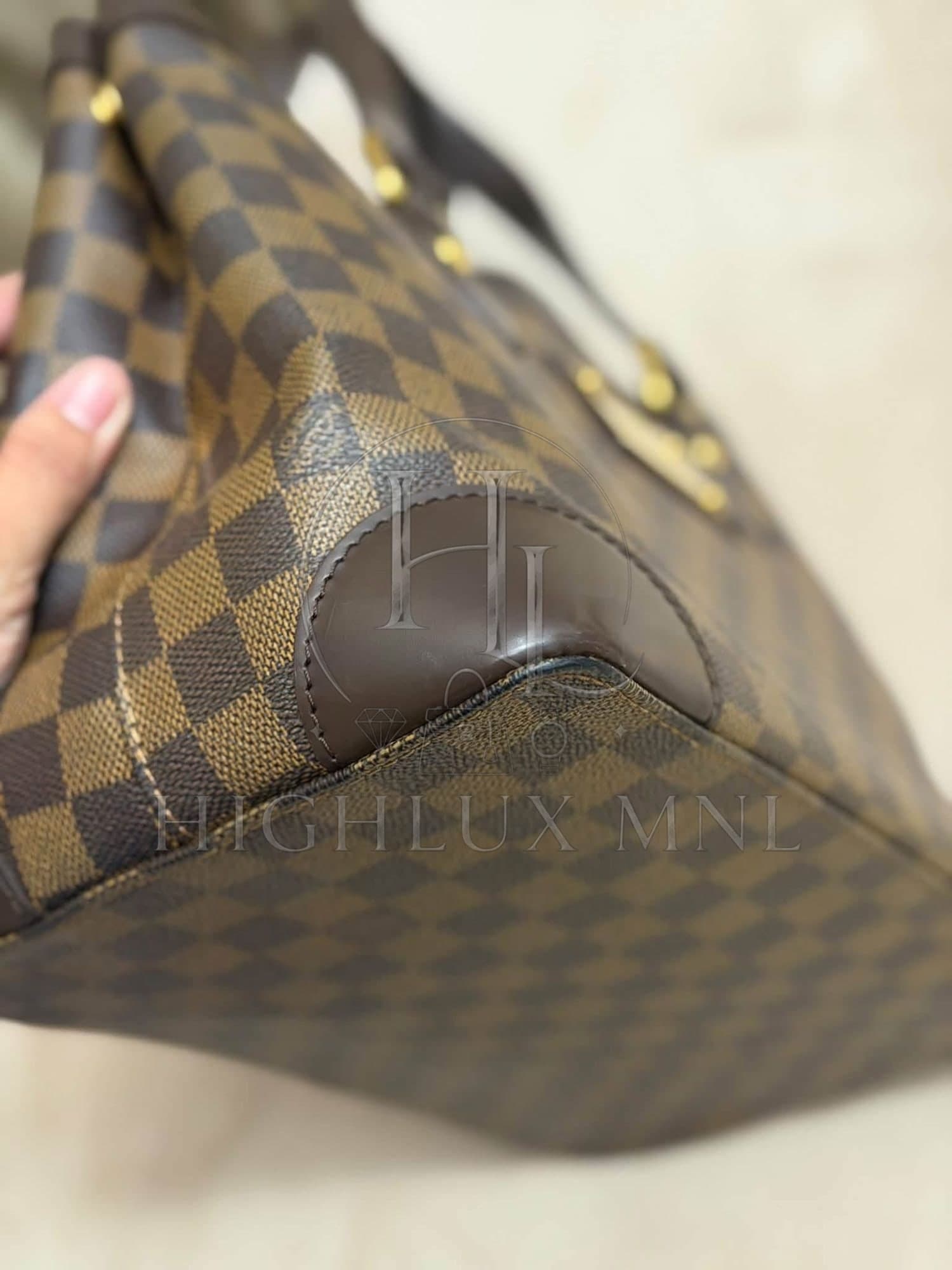 Louis Vuitton Damier Ebene Hampstead PM size — photo 6