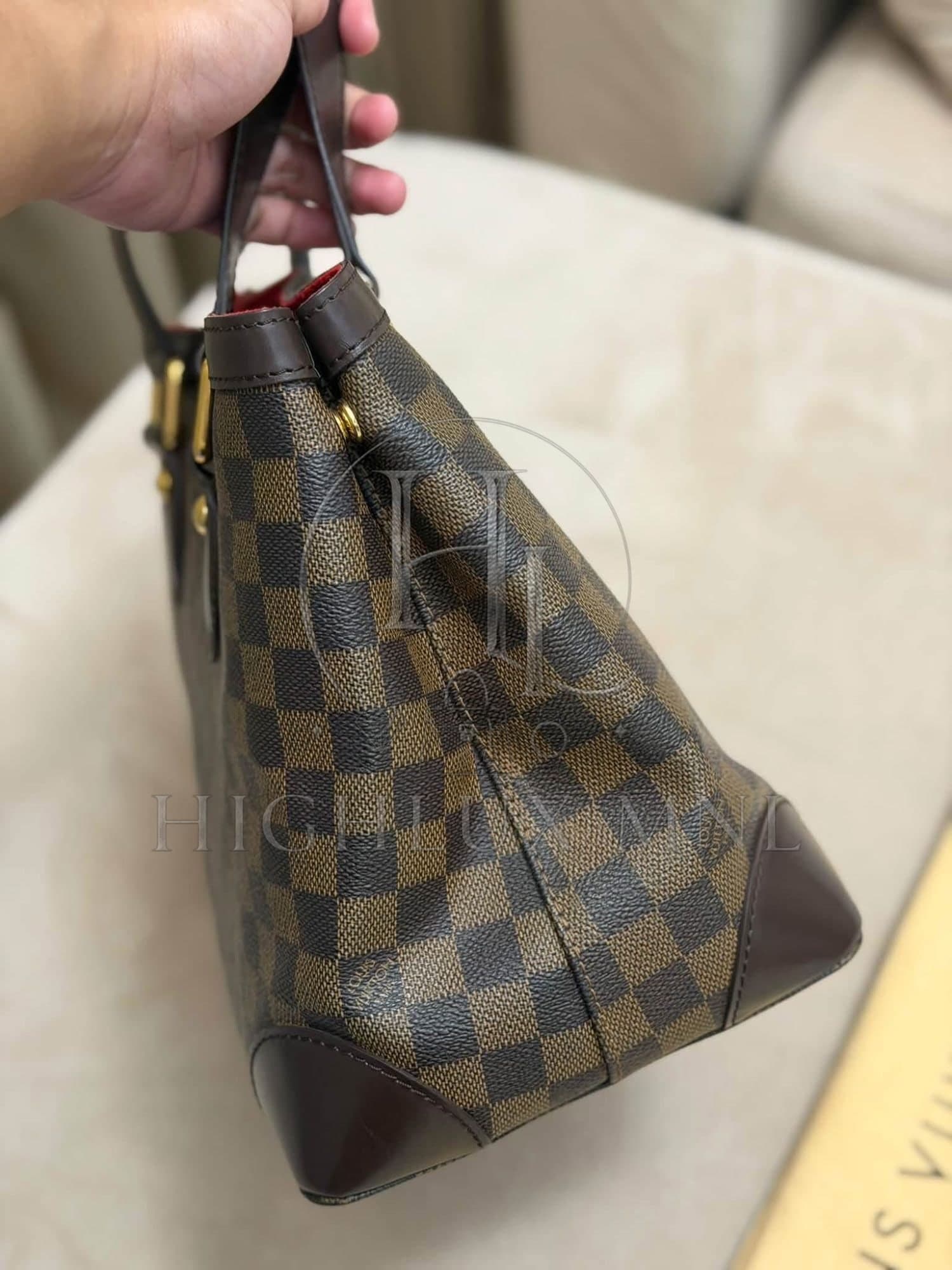 Louis Vuitton Damier Ebene Hampstead PM size — photo 4