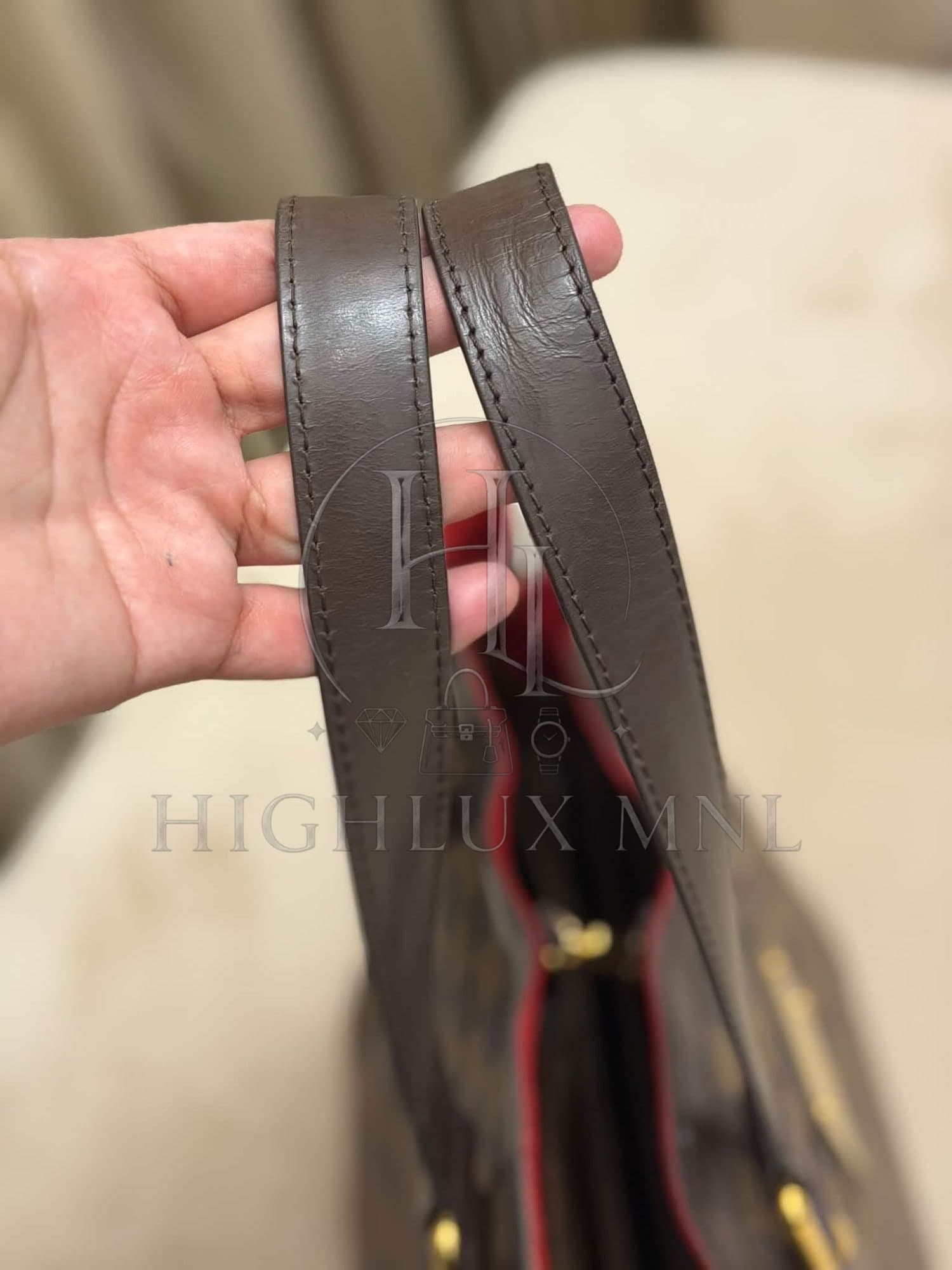 Louis Vuitton Damier Ebene Hampstead PM size — photo 12