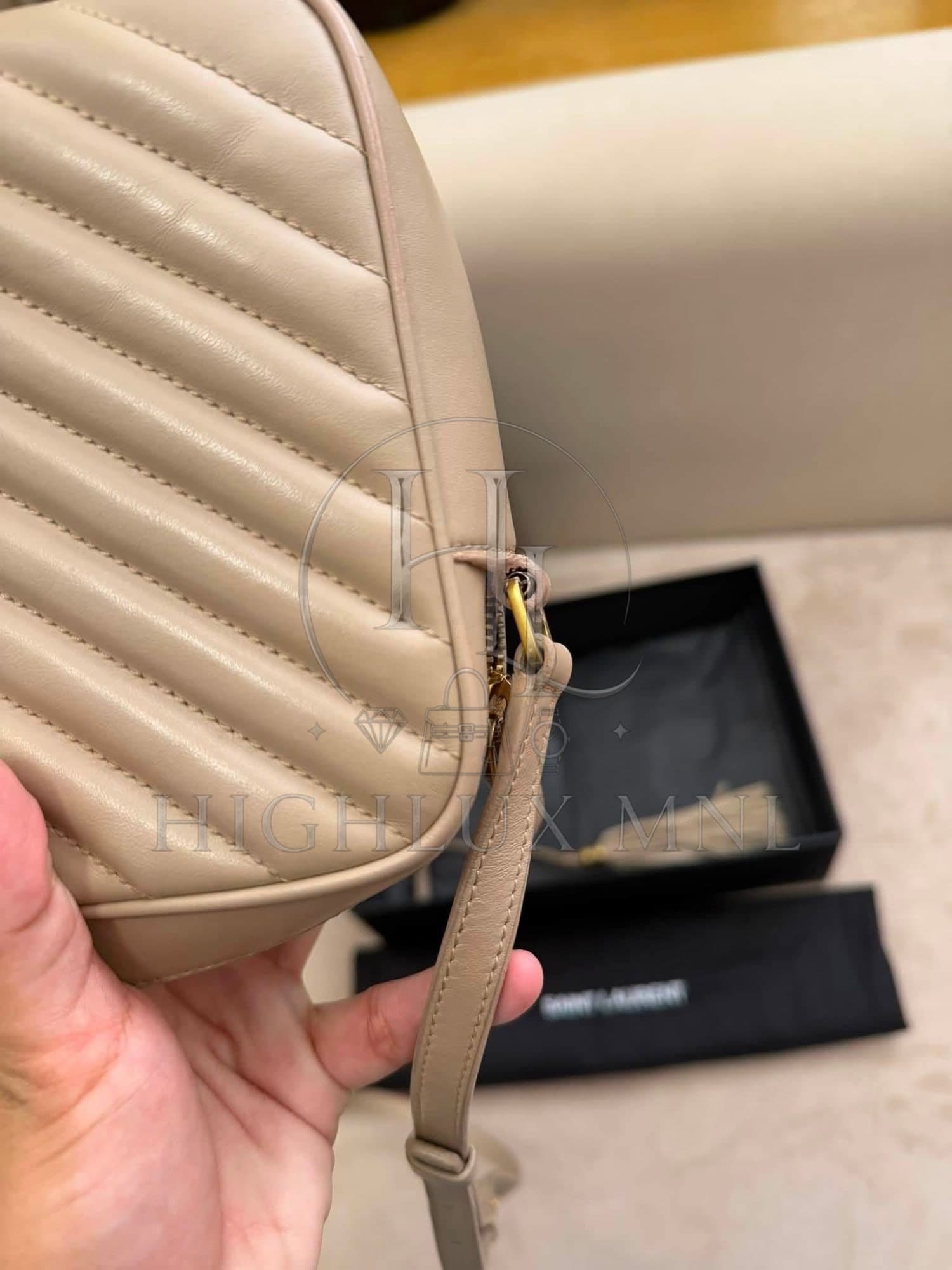 Saint Laurent Beige Lou Camera Bag — photo 8