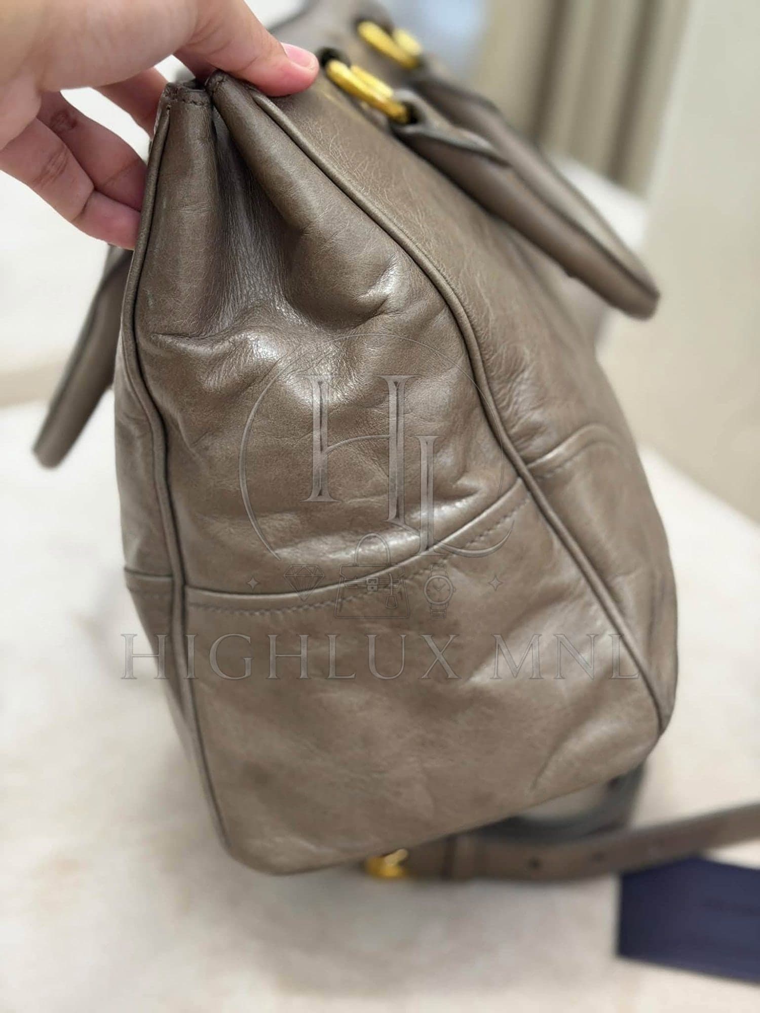 Prada Vitello Shine Satchel Bag — photo 3