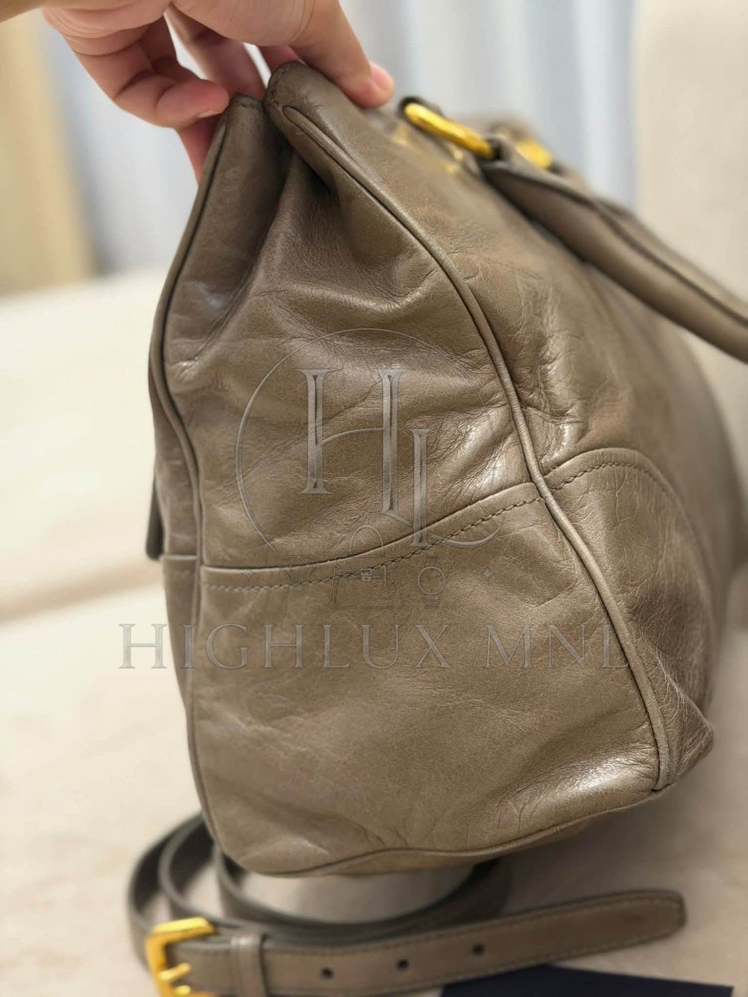 Prada Vitello Shine Satchel Bag — photo 4