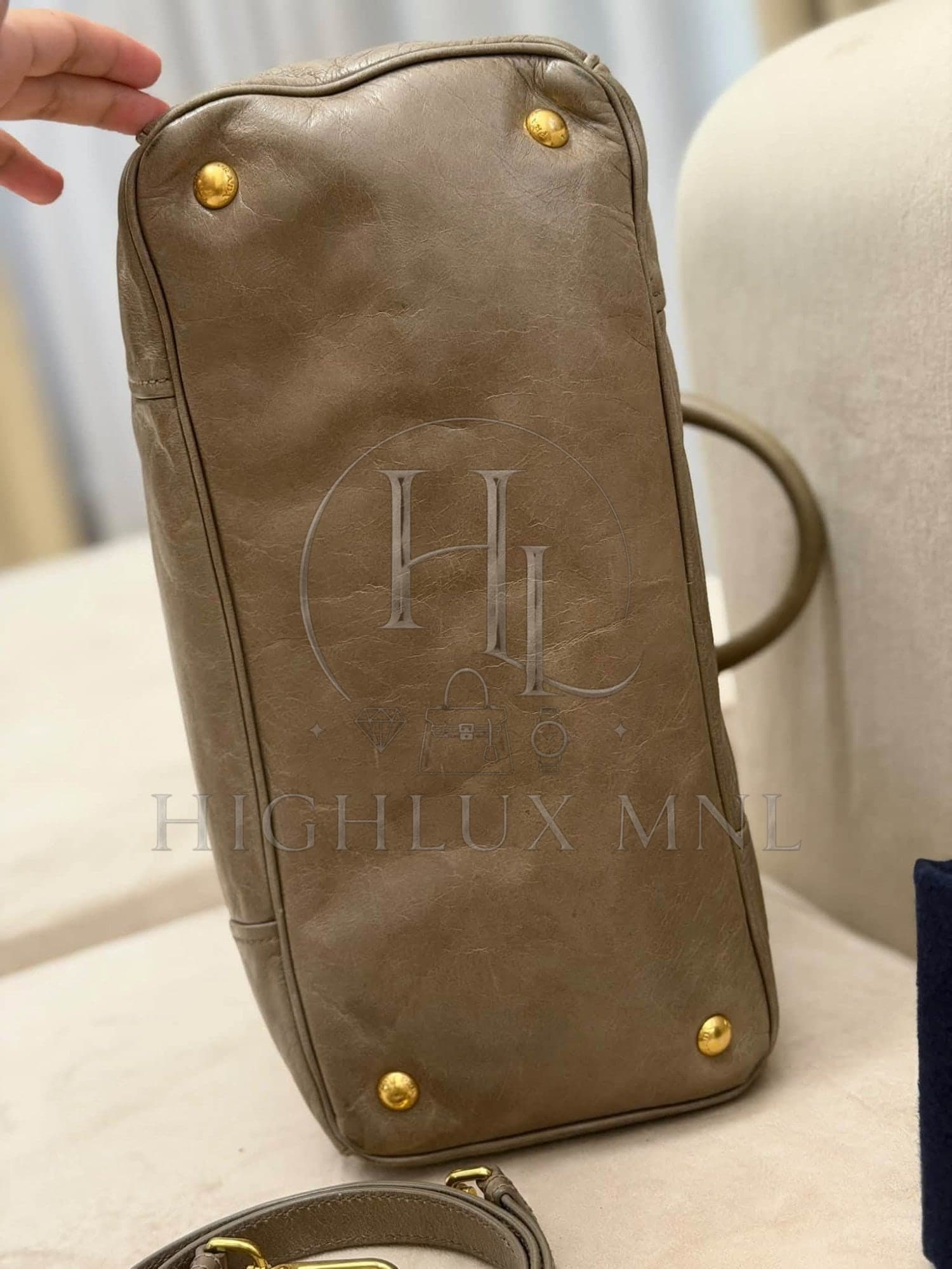 Prada Vitello Shine Satchel Bag — photo 5